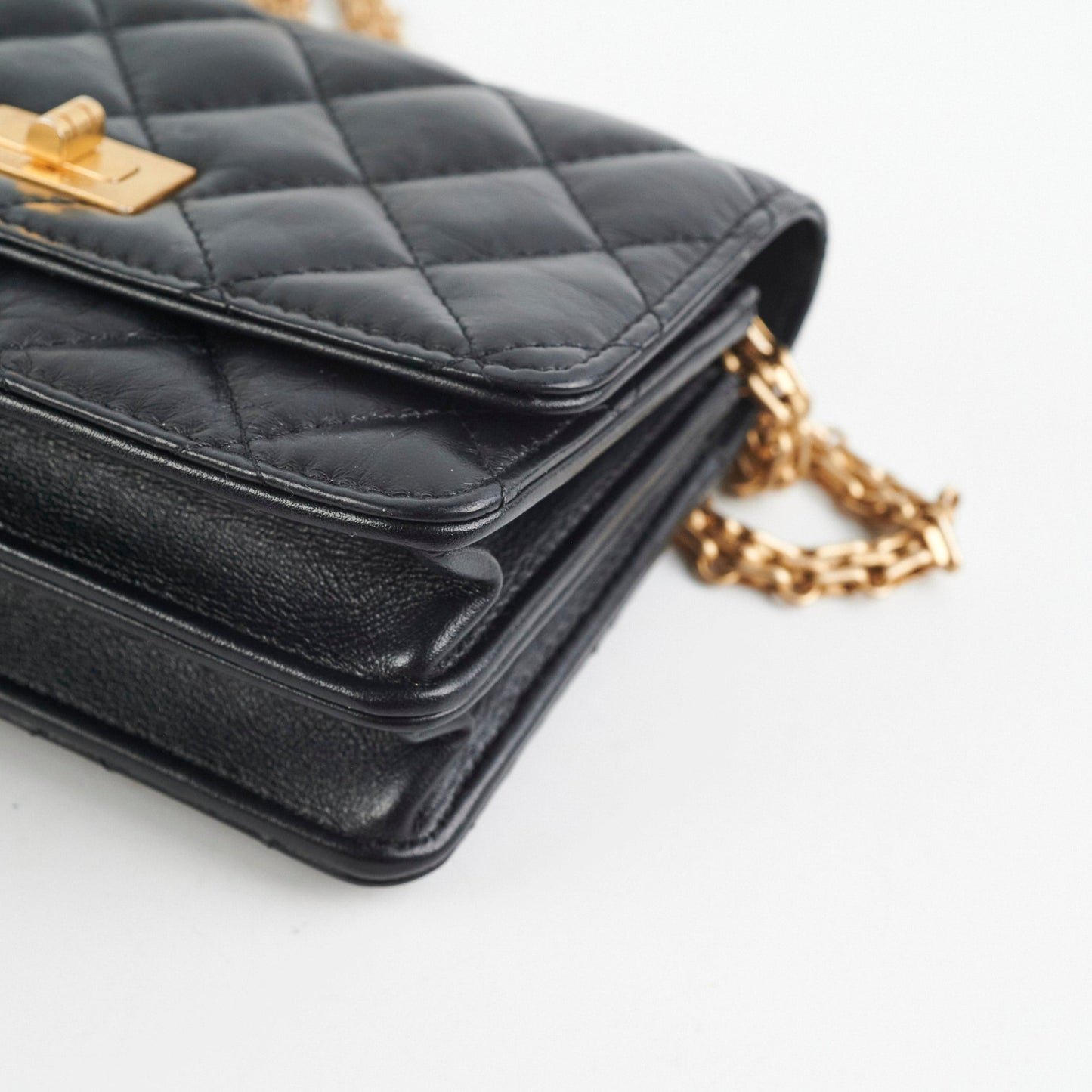 Chanel Reissue Mini Wallet on Chain WOC Black