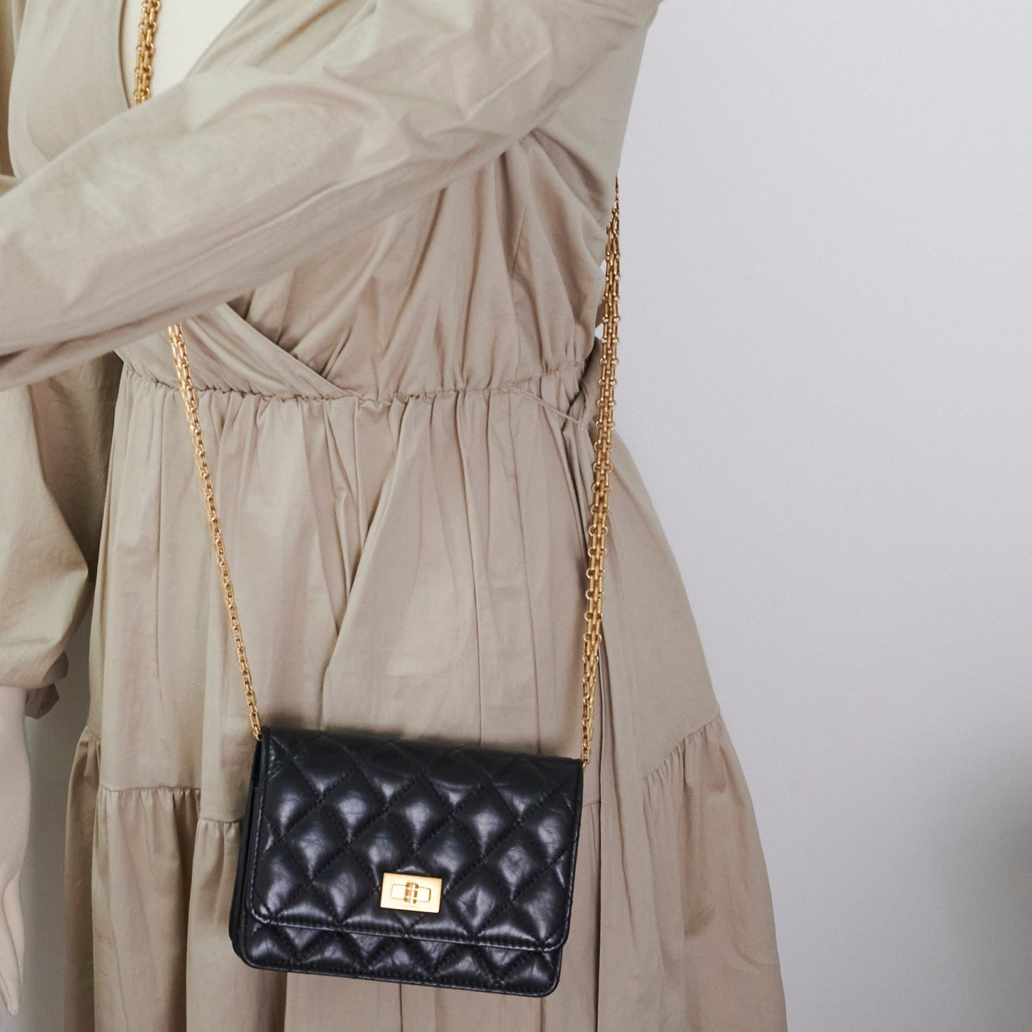 Chanel Reissue Mini Wallet on Chain WOC Black