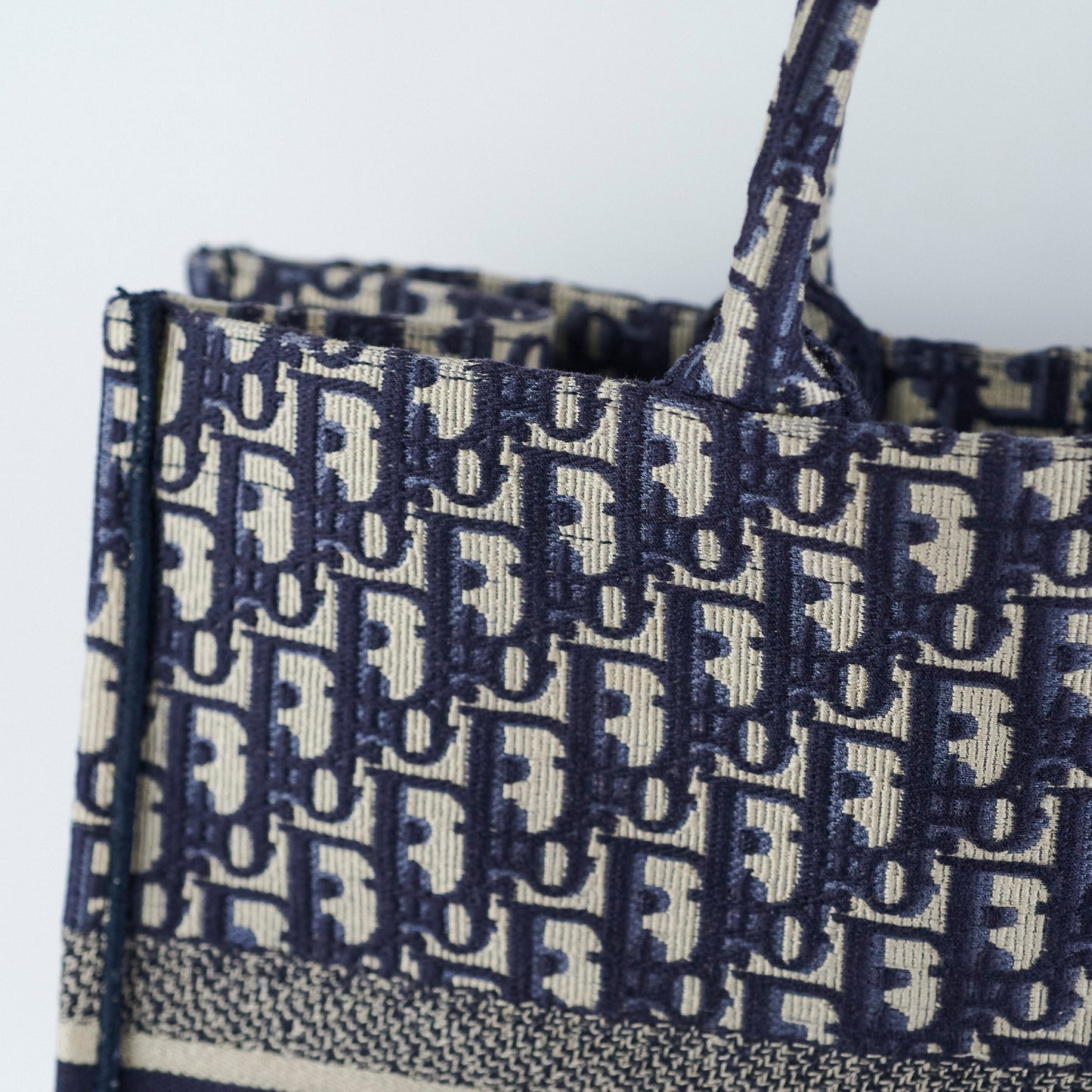 Christian Dior Book Tote Large Navy