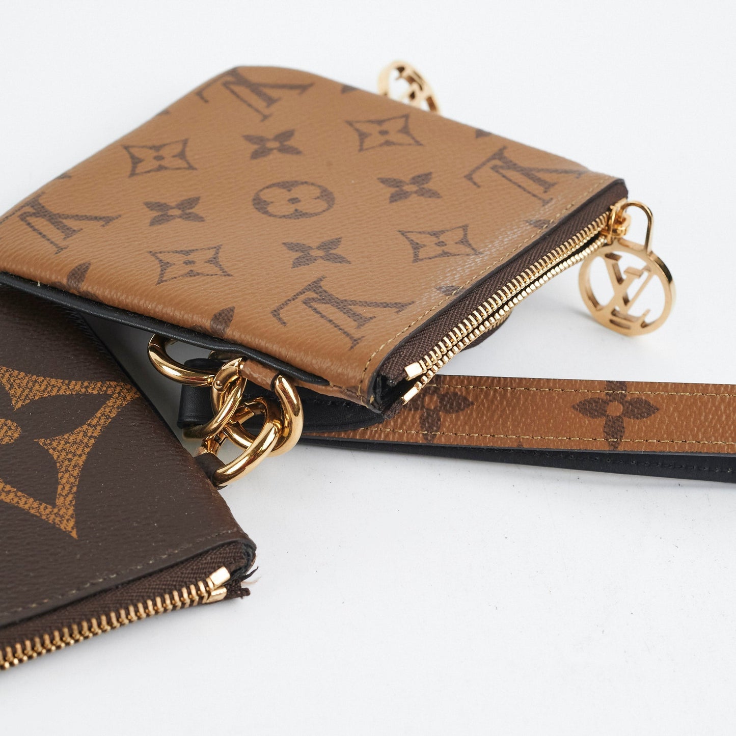 Louis Vuitton Pochette Trio Reverse Monogram