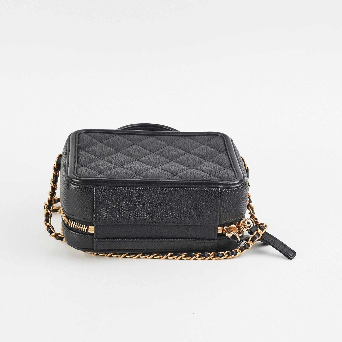 Chanel Filigree Small Caviar Vanity Black