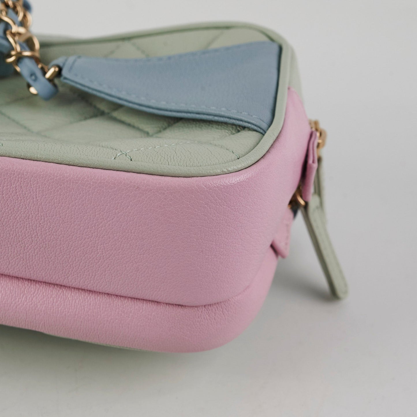 Chanel Goatskin Quilted Waist Bag Pastel