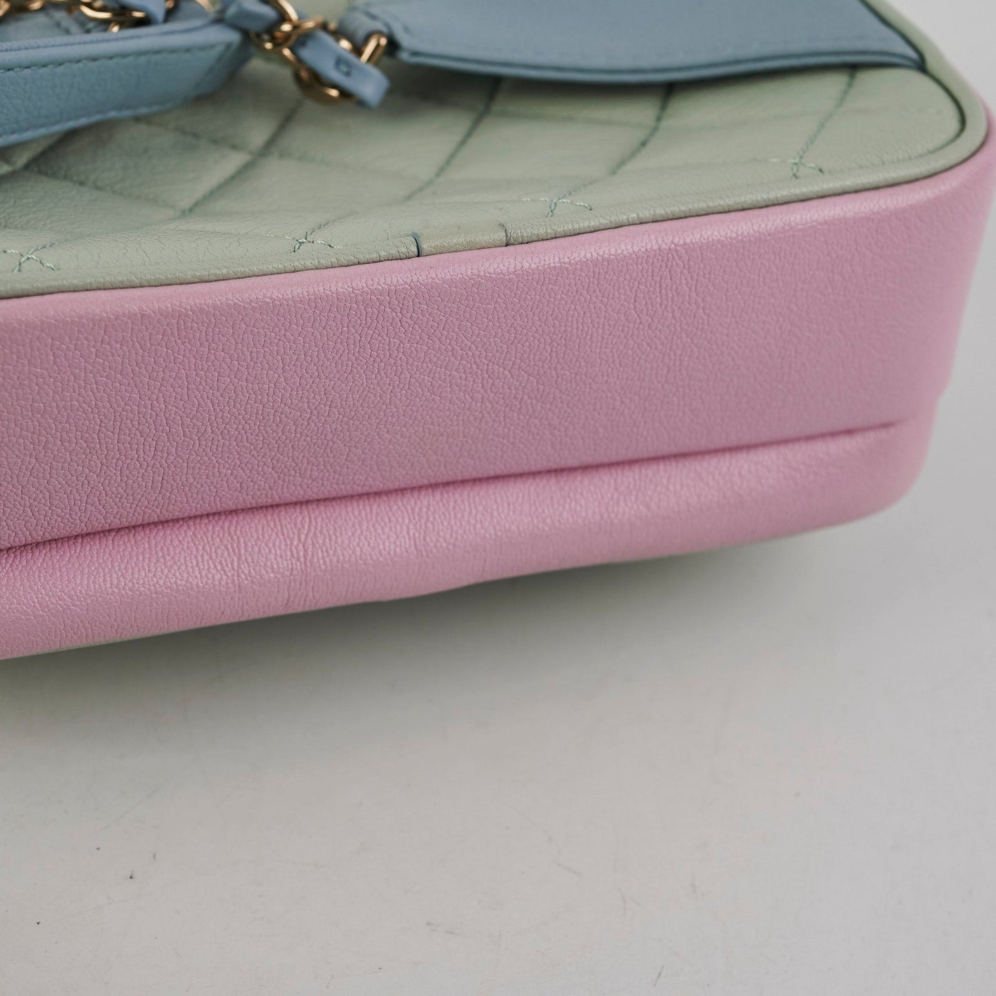 Chanel Goatskin Quilted Waist Bag Pastel