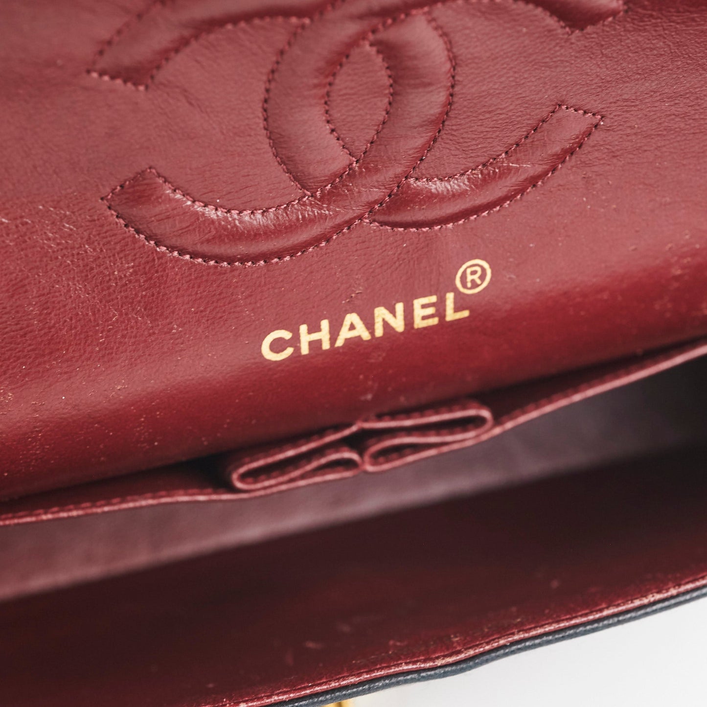 Chanel  Quilted Lambskin Medium/Large Black 24K