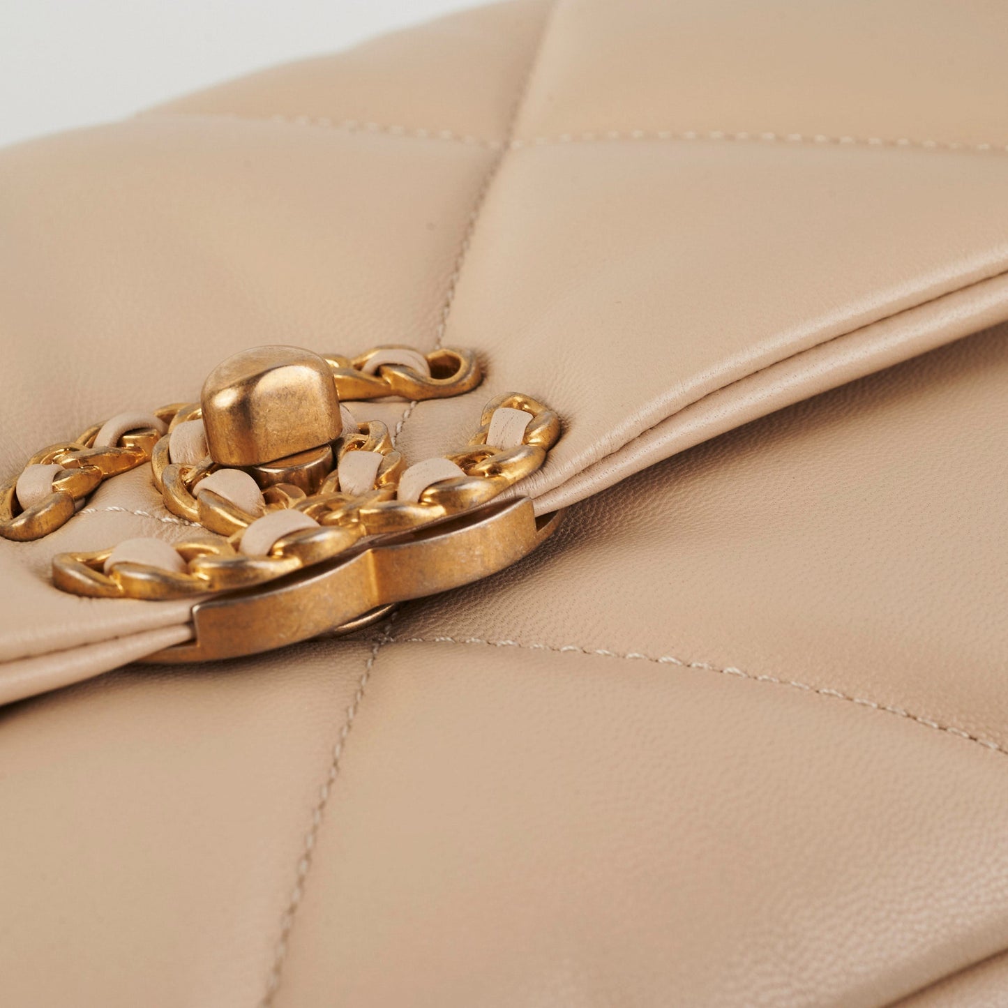 ITEM 19 - Chanel Small 19 Light Beige
