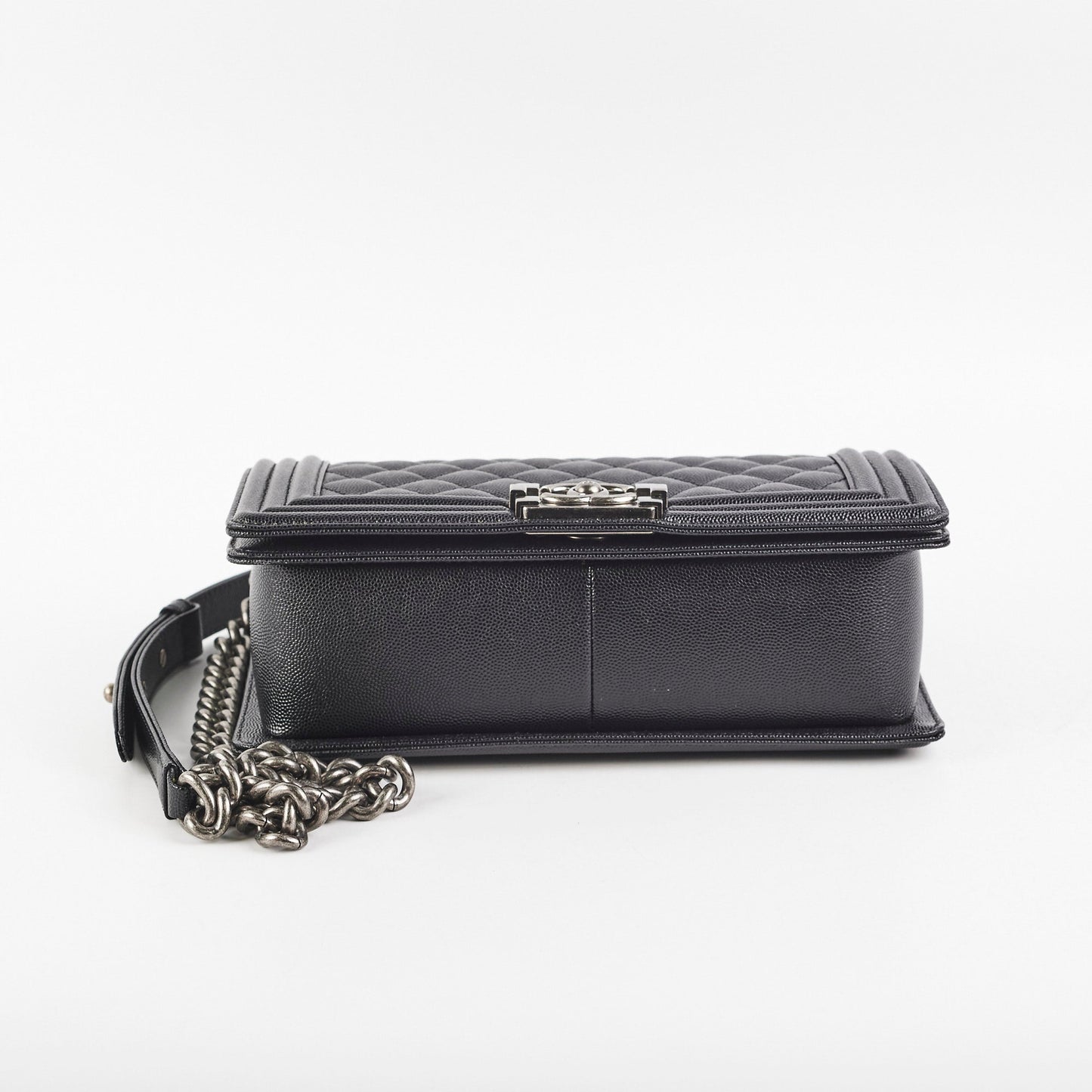 Chanel Caviar Old Medium Boy Black