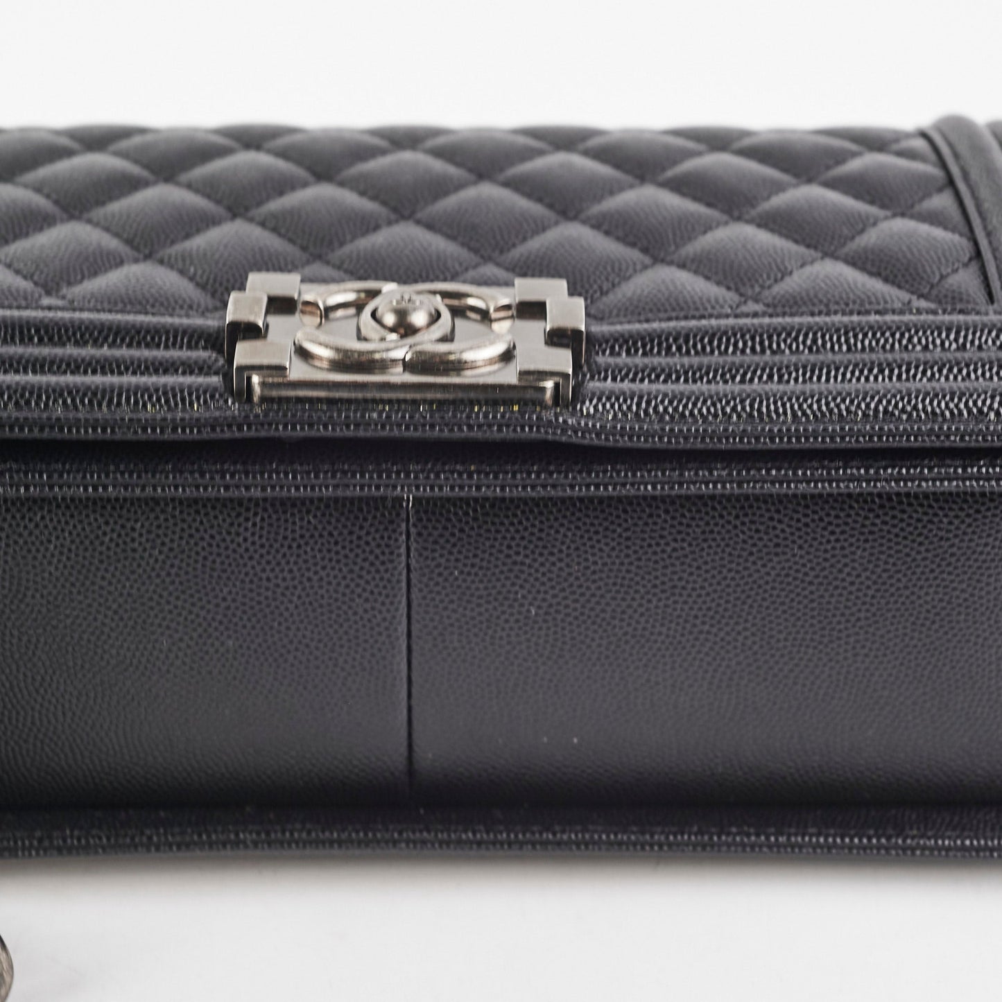 Chanel Caviar Old Medium Boy Black