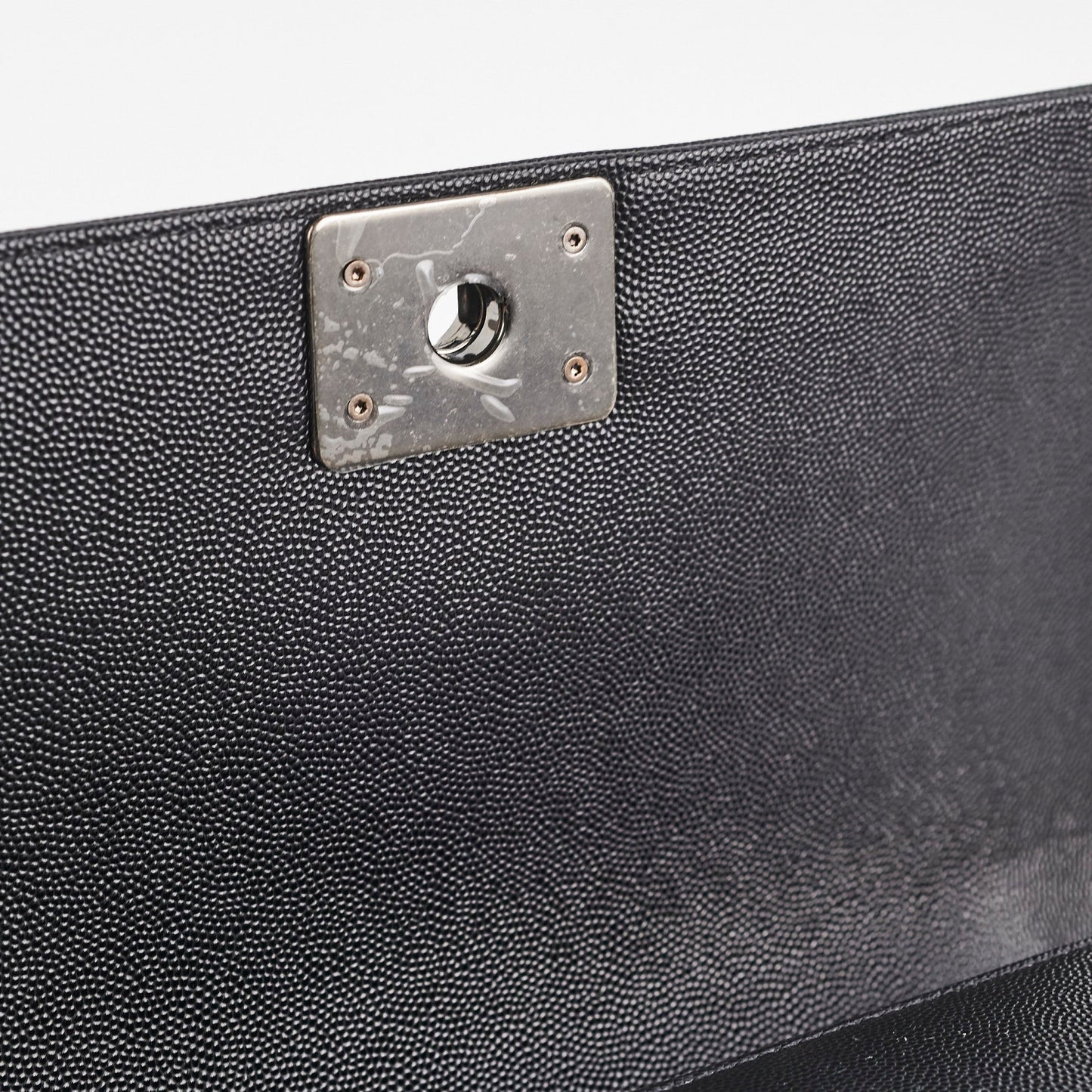 Chanel Caviar Old Medium Boy Black