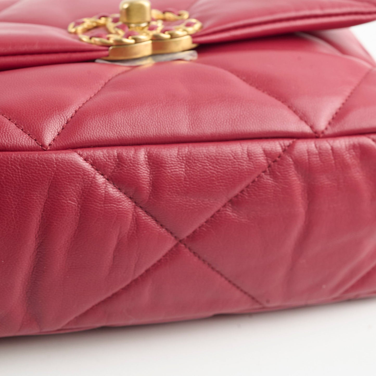 Chanel Small 19 Dark Red 28 Series