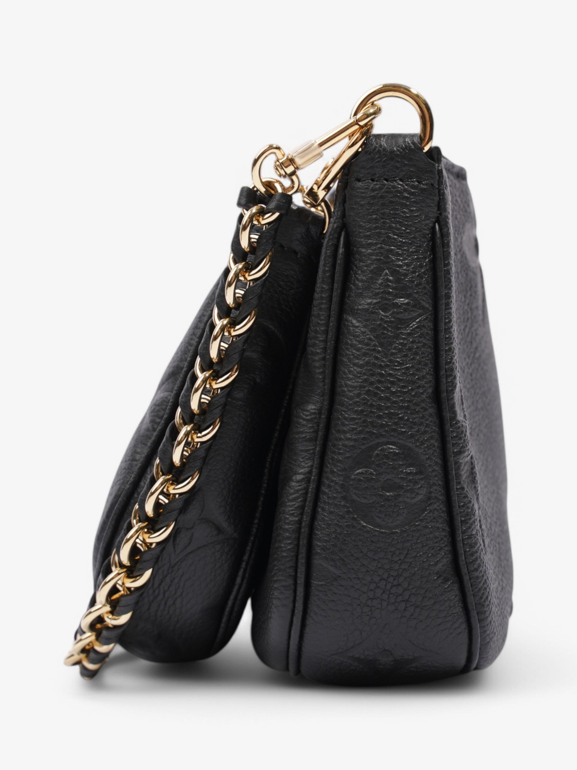 Louis Vuitton Multi Pochette Accessoires Monogram Empreinte / Black Empreinte Leather