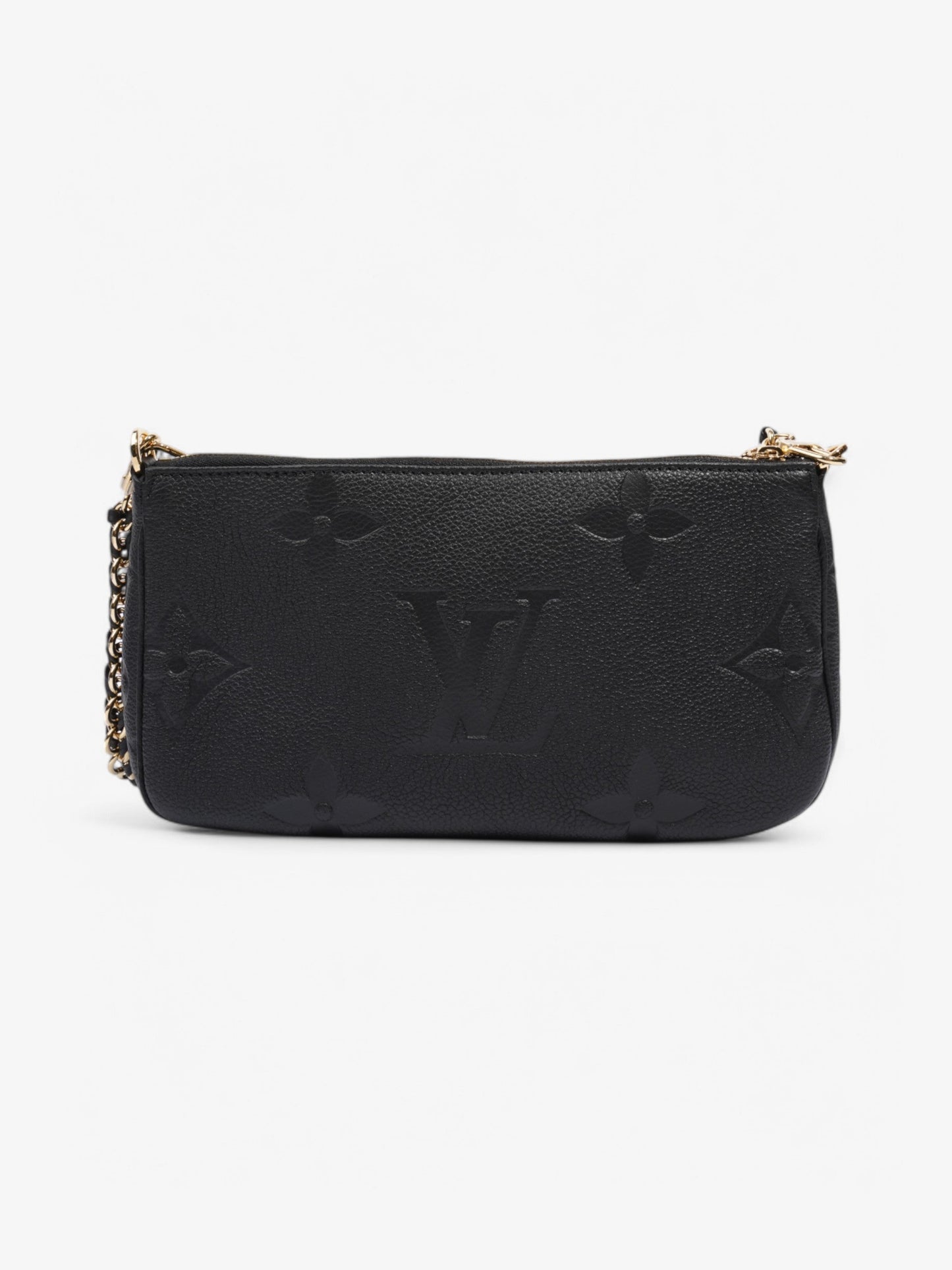 Louis Vuitton Multi Pochette Accessoires Monogram Empreinte / Black Empreinte Leather
