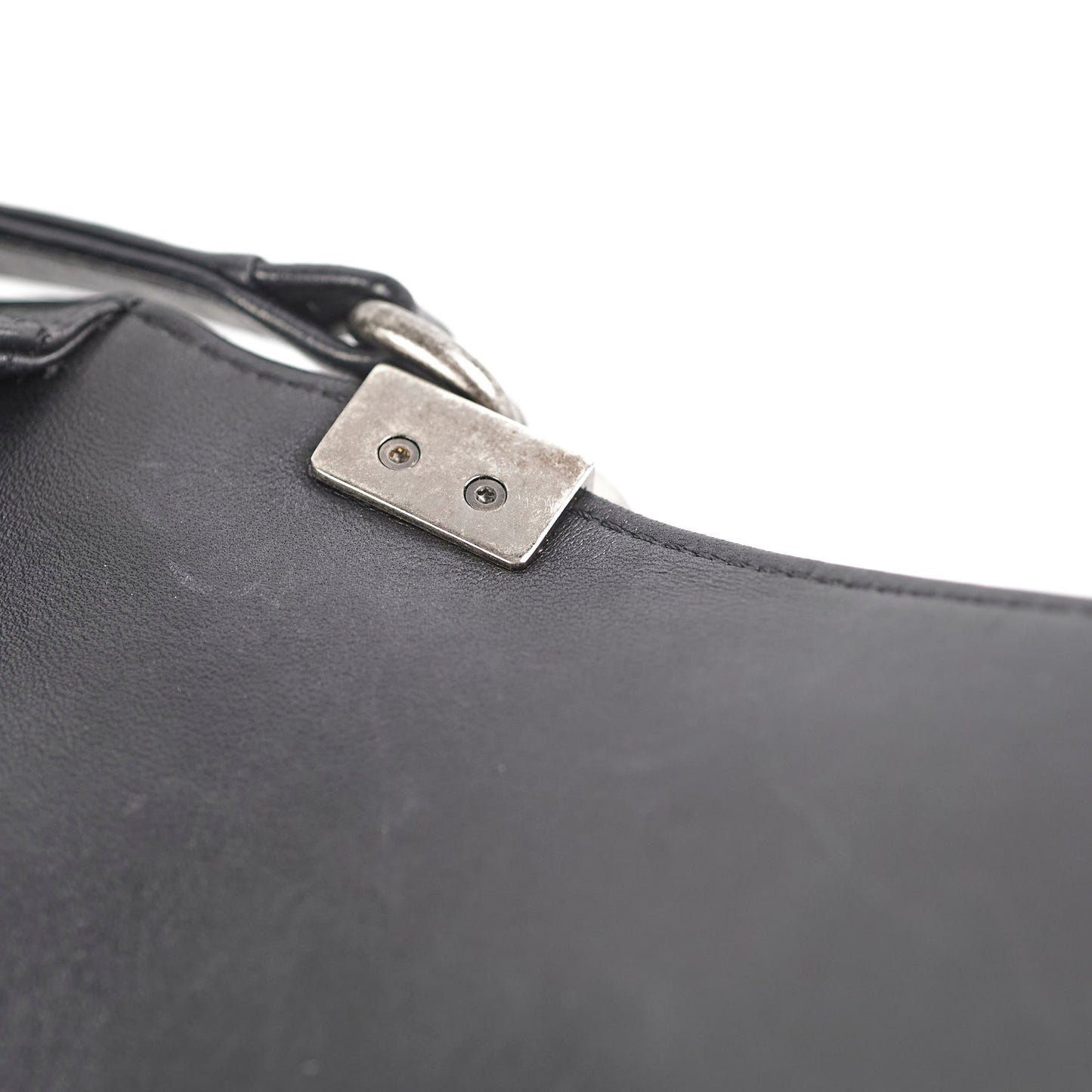 Chanel Old Medium Boy Lambskin Black