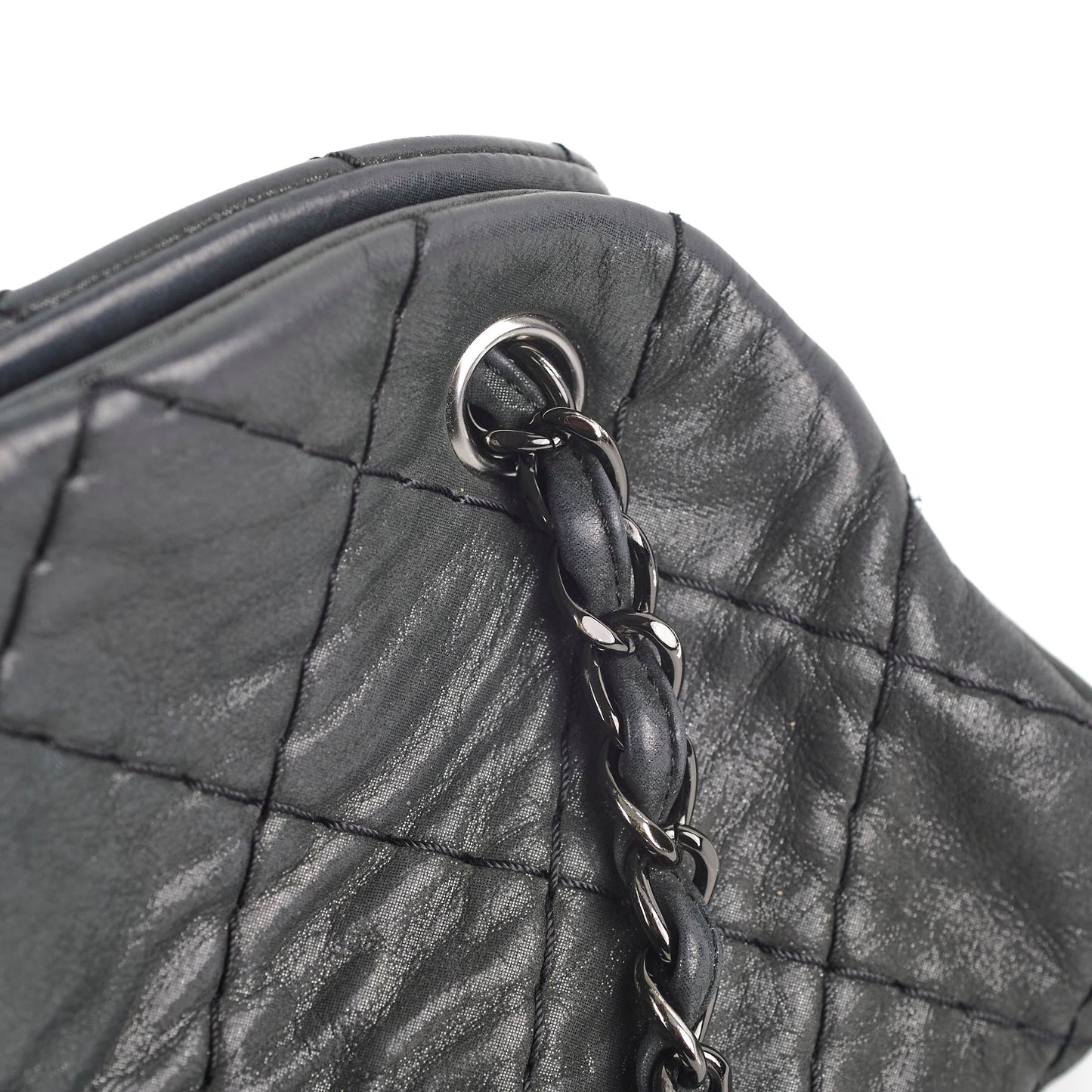 Chanel Mademoiselle Bowling Black Shoulder Bag