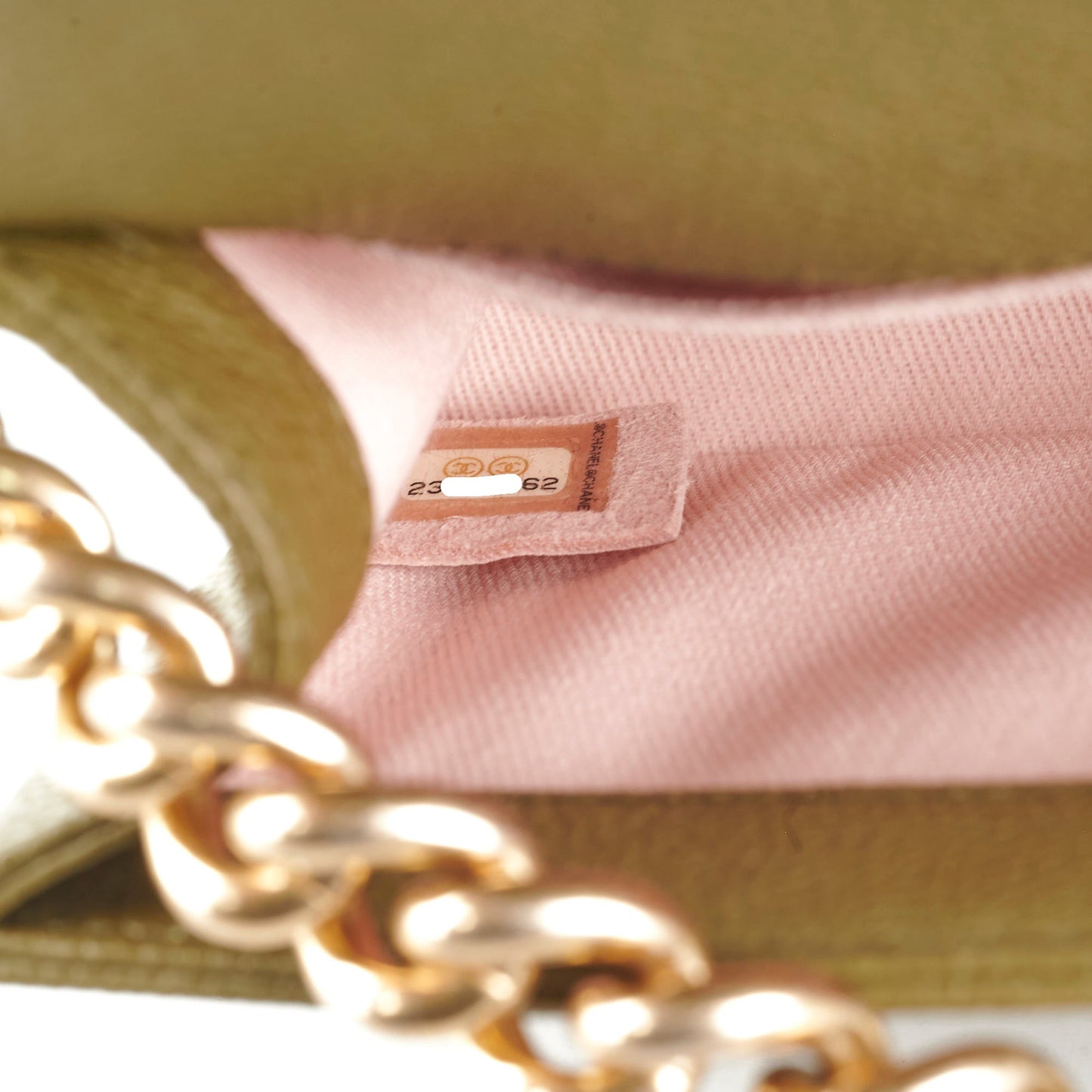 Chanel Cuba Small Boy Khaki Caviar - Series 23