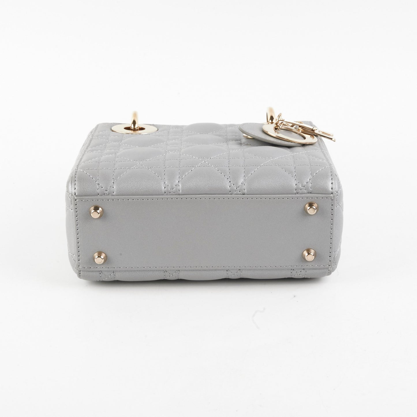 Christian Dior Mini Lady Dior Grey