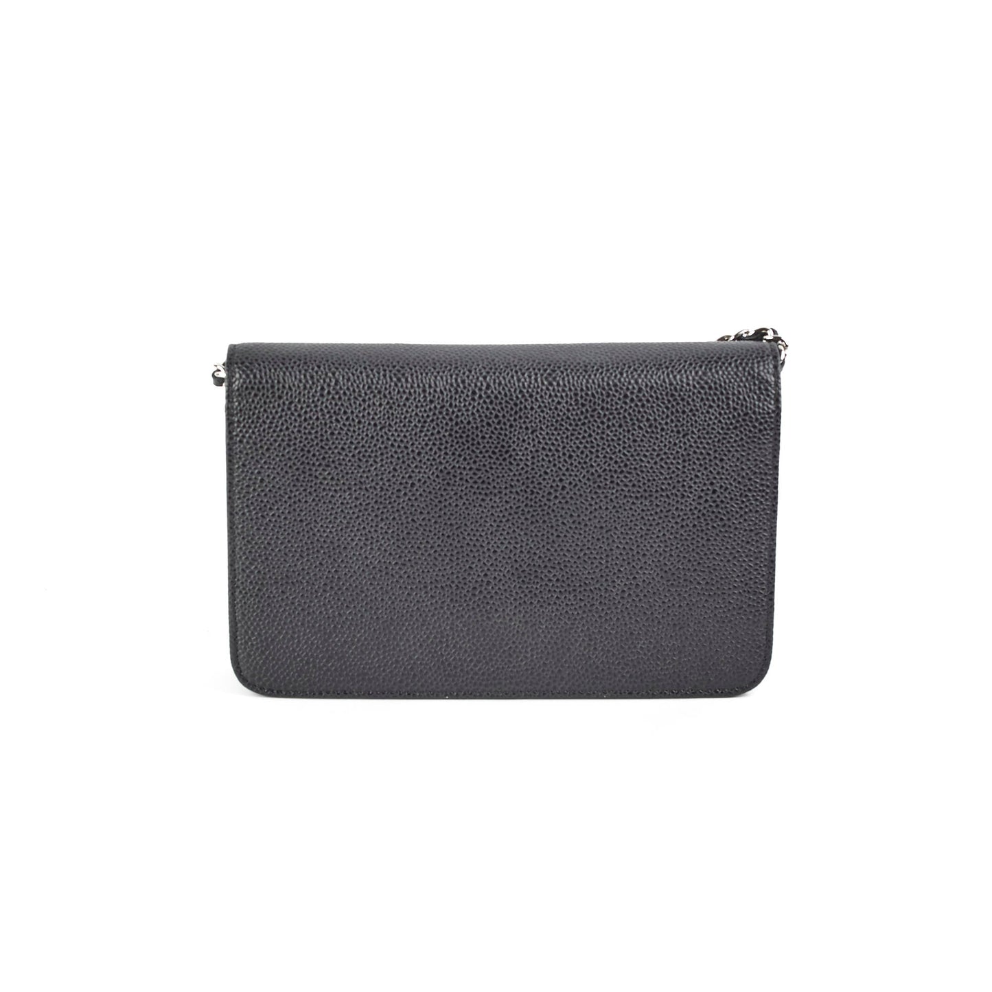 Chanel Wallet On Chain WOC Caviar Black - Series 17