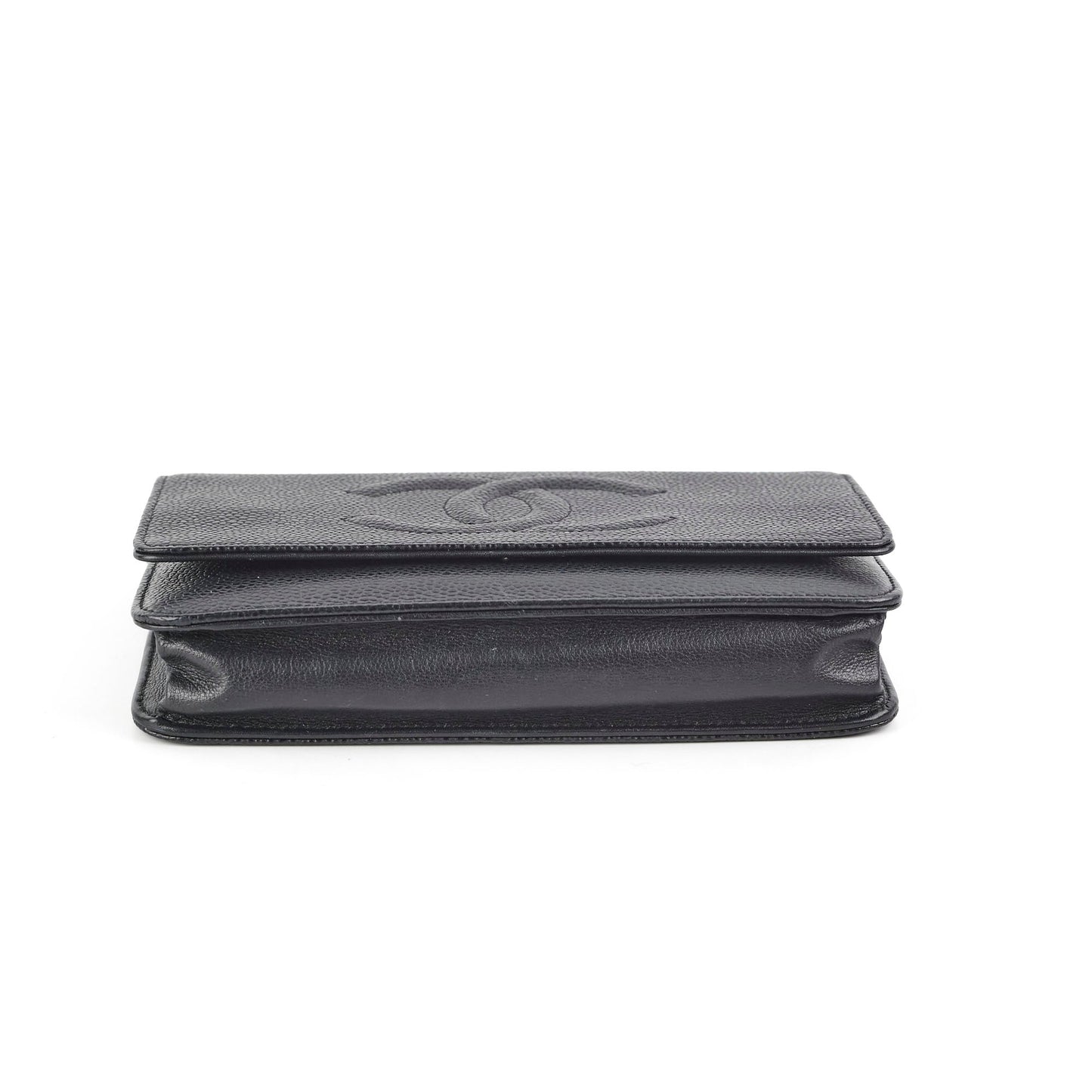 Chanel Wallet On Chain WOC Caviar Black - Series 17