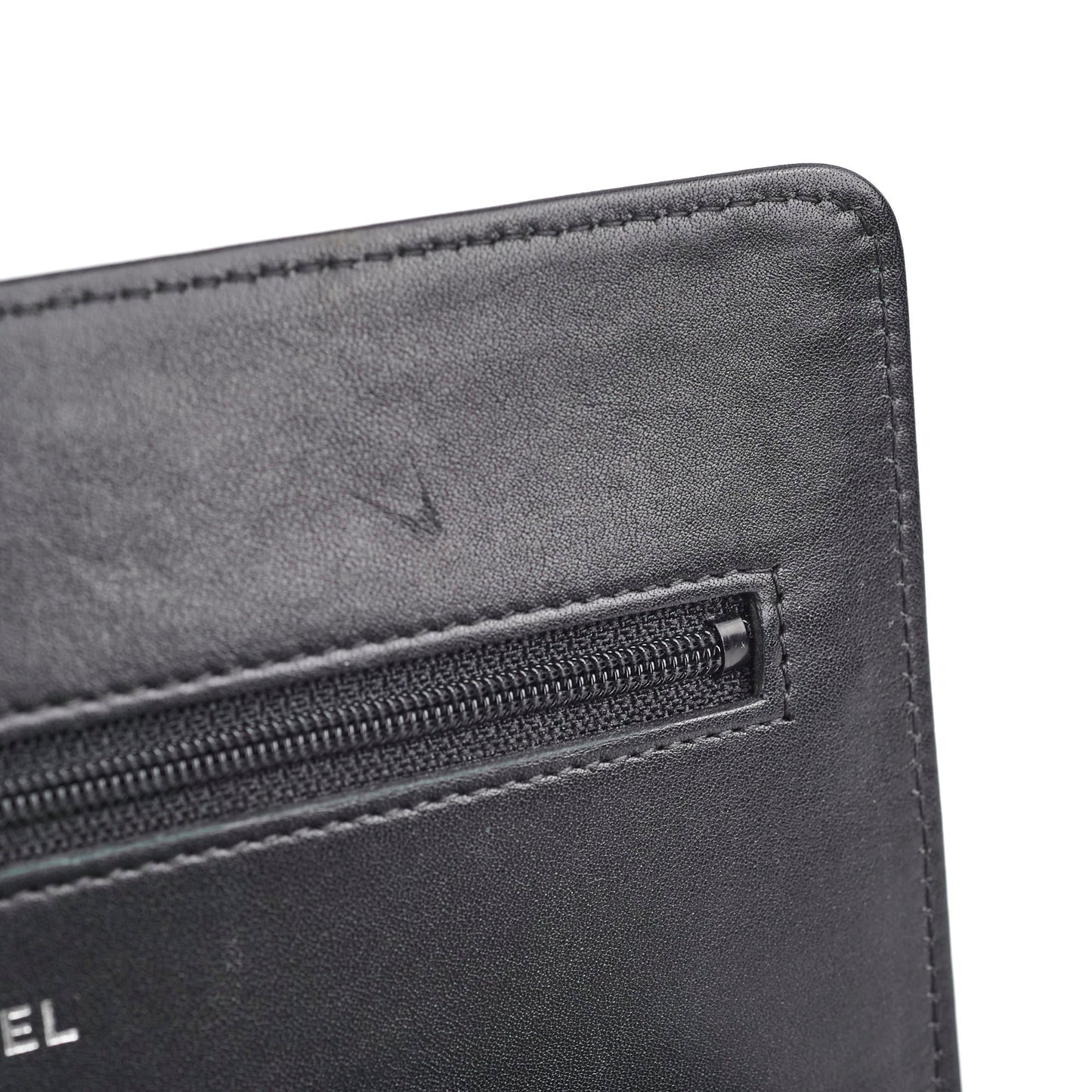 Chanel Wallet On Chain WOC Caviar Black - Series 17