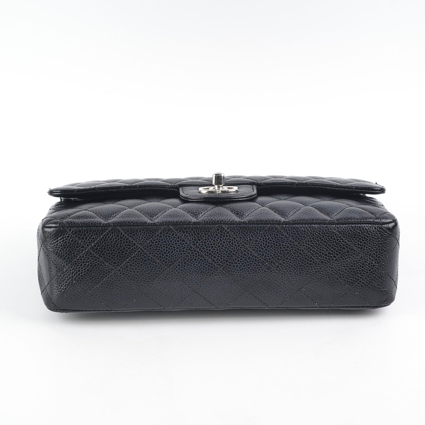 Chanel Caviar Medium/Large Double Classic Flap Black