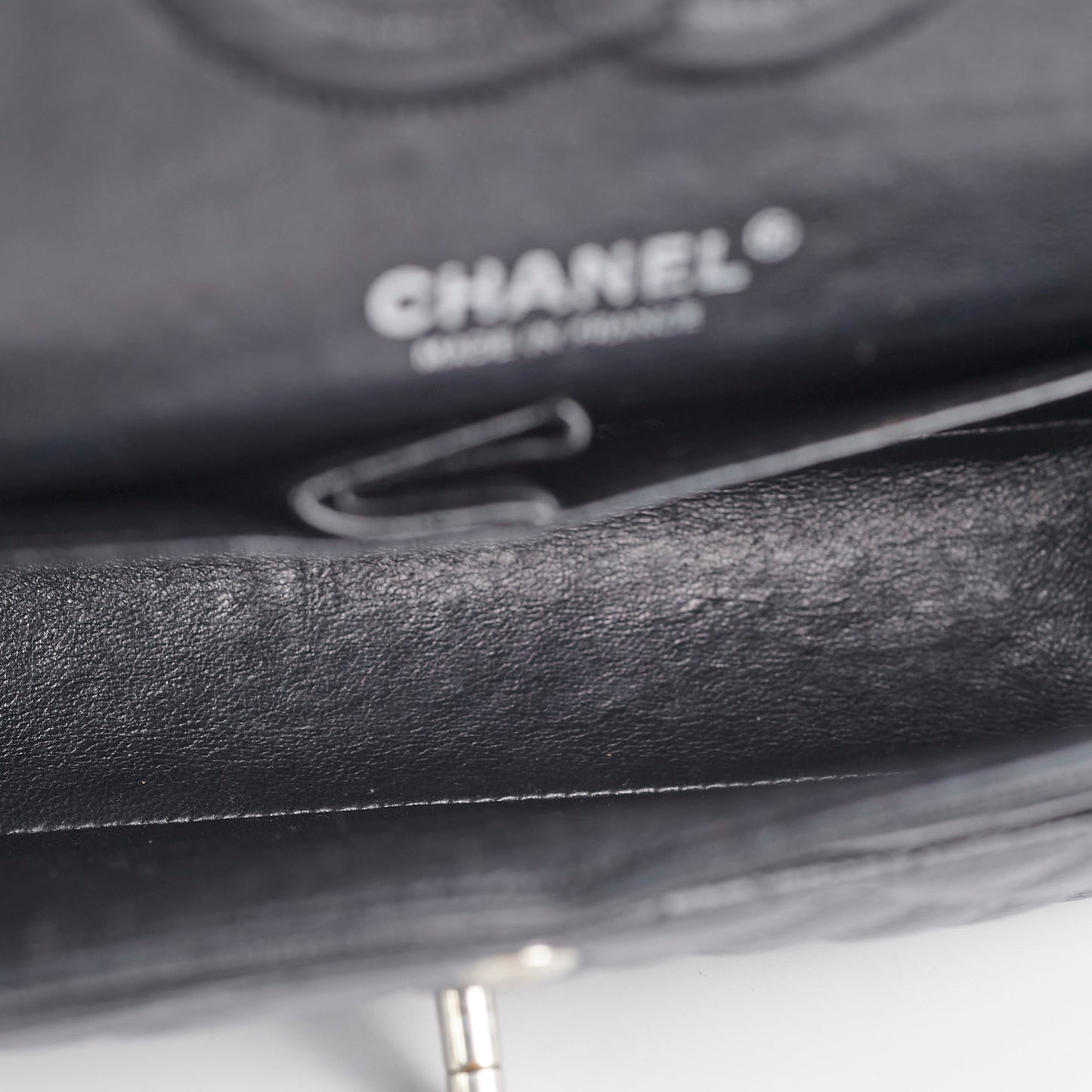Chanel Caviar Medium/Large Double Classic Flap Black