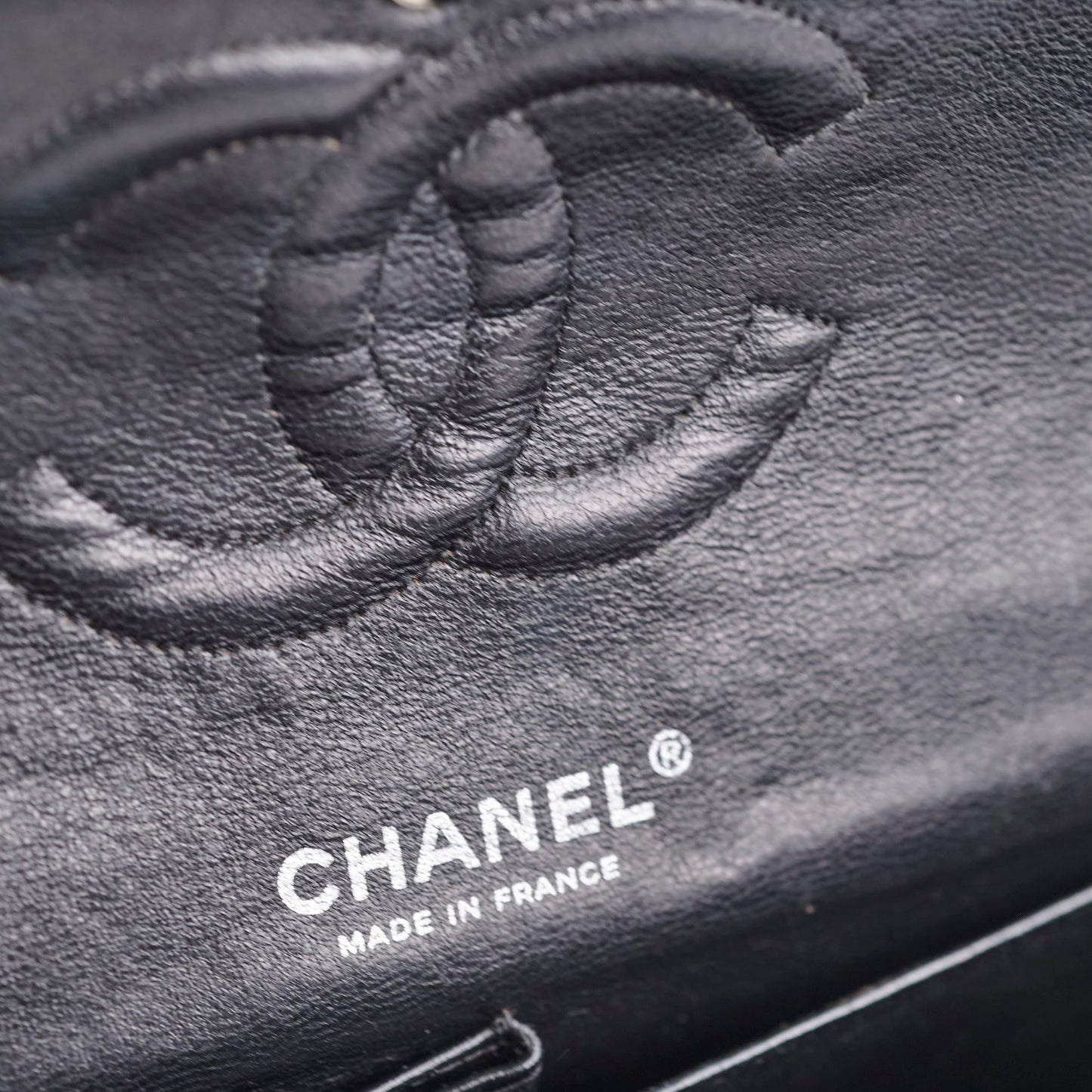 Chanel Caviar Medium/Large Double Classic Flap Black