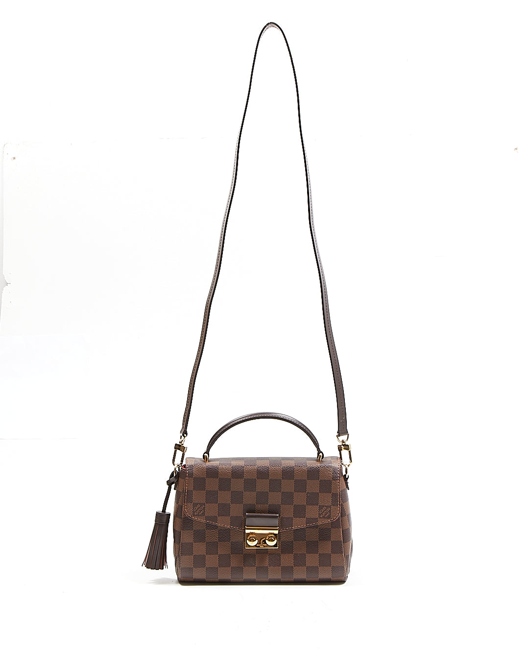 Louis Vuitton Damier Ebene Canvas Croisette Bag