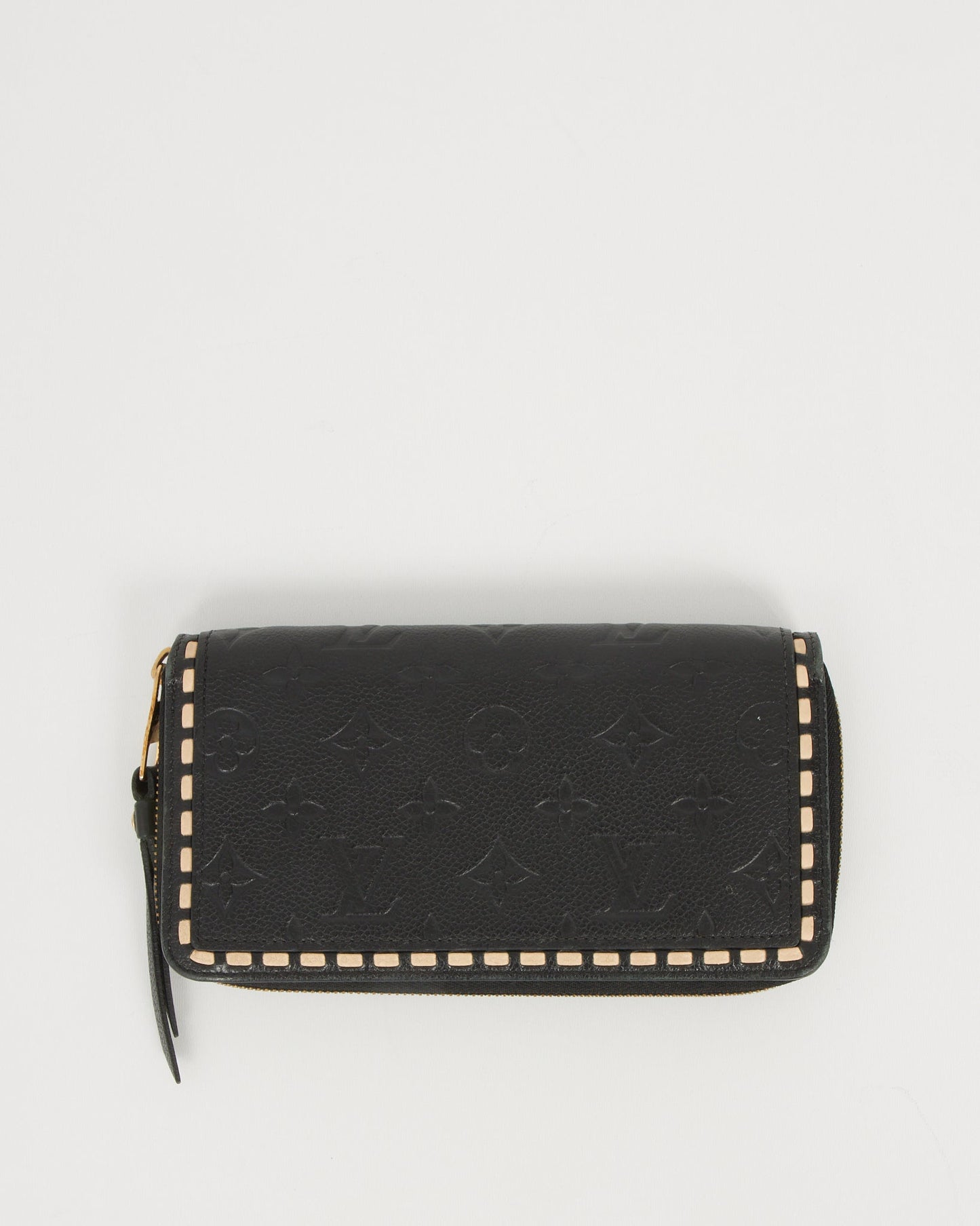 Louis Vuitton Black Empreinte Monogram Zippy Wallet