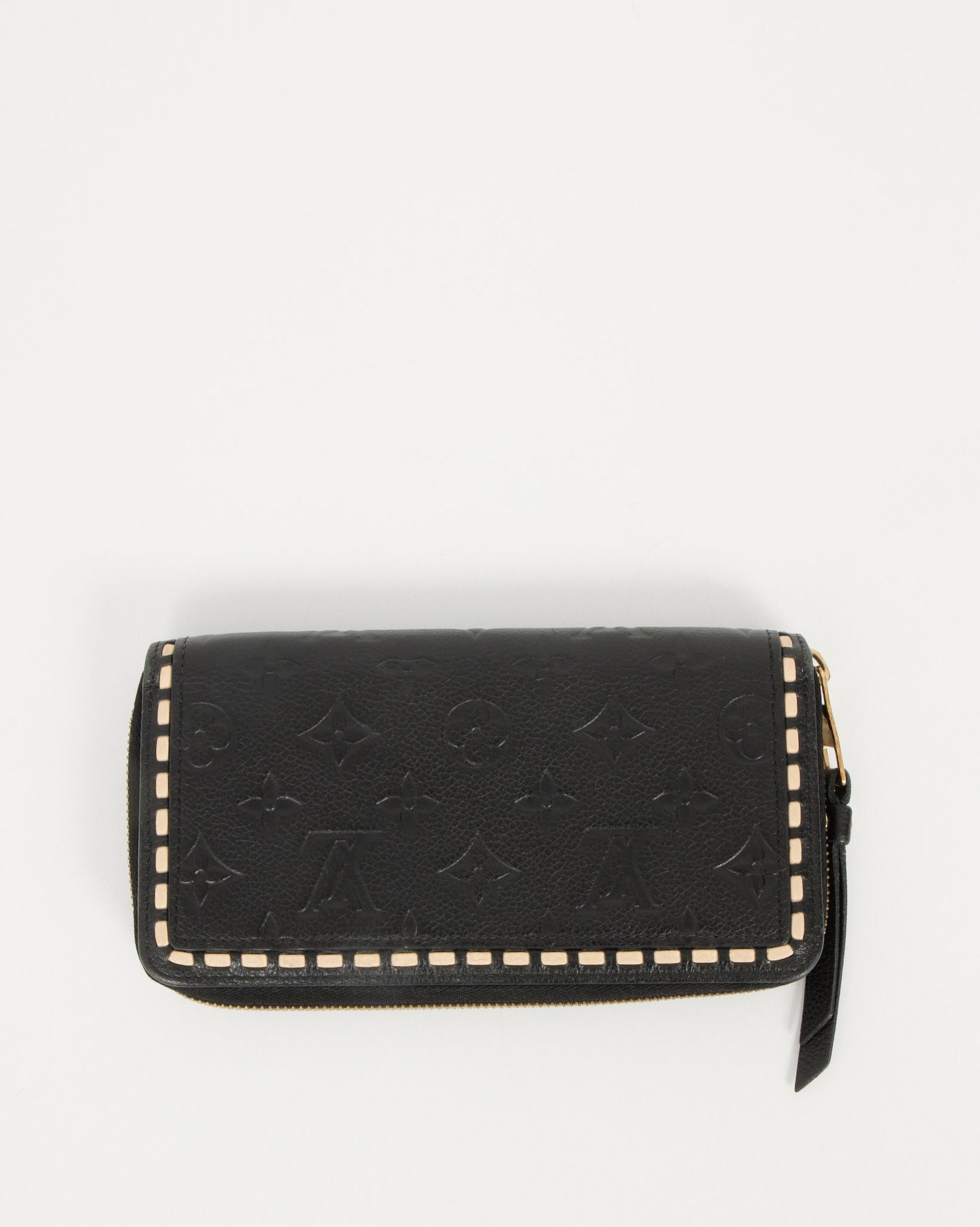 Louis Vuitton Black Empreinte Monogram Zippy Wallet