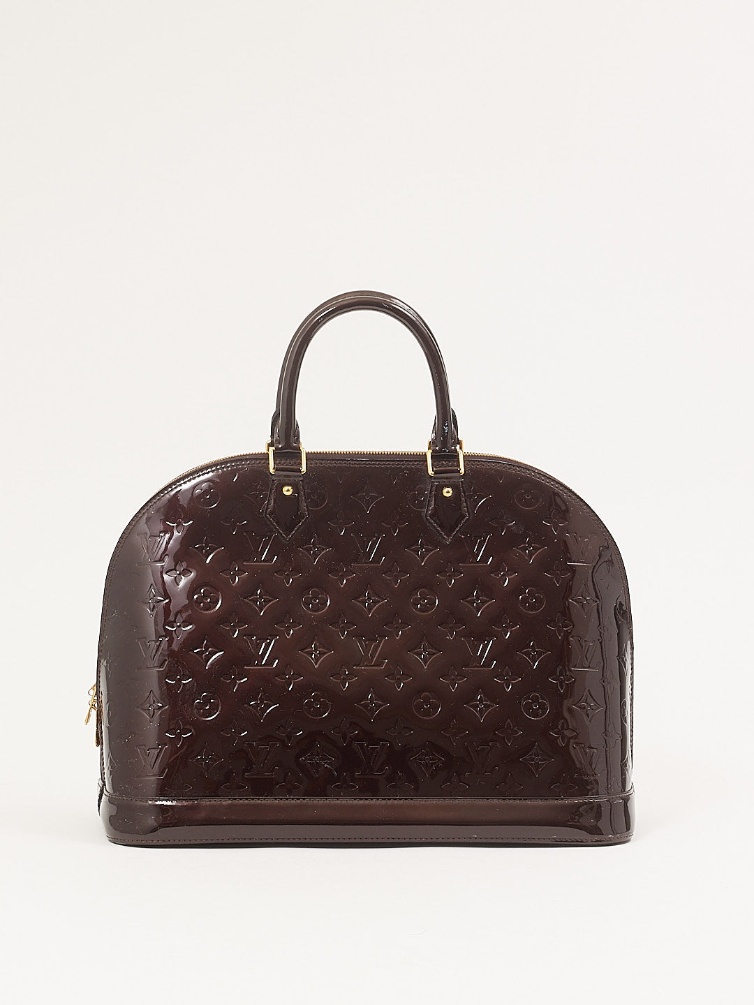 Louis Vuitton Alma Vernis Amarante Alma GM Bag
