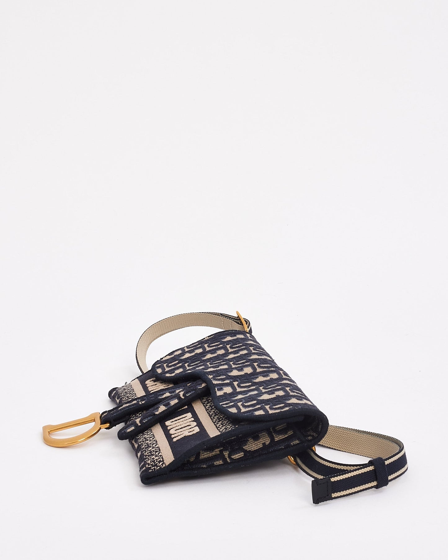 Dior Leather Canvas Clutch