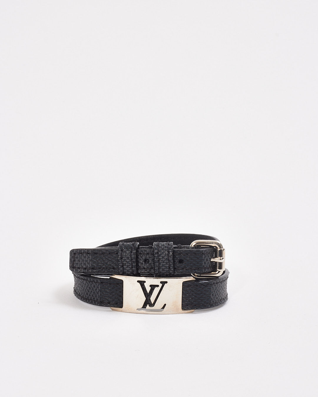 Louis Vuitton Damier Graphite Wrap Around Bracelet
