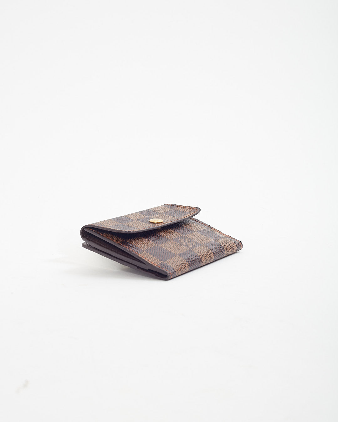 Louis Vuitton Damier Ebene Coated Canvas Coin Card Case