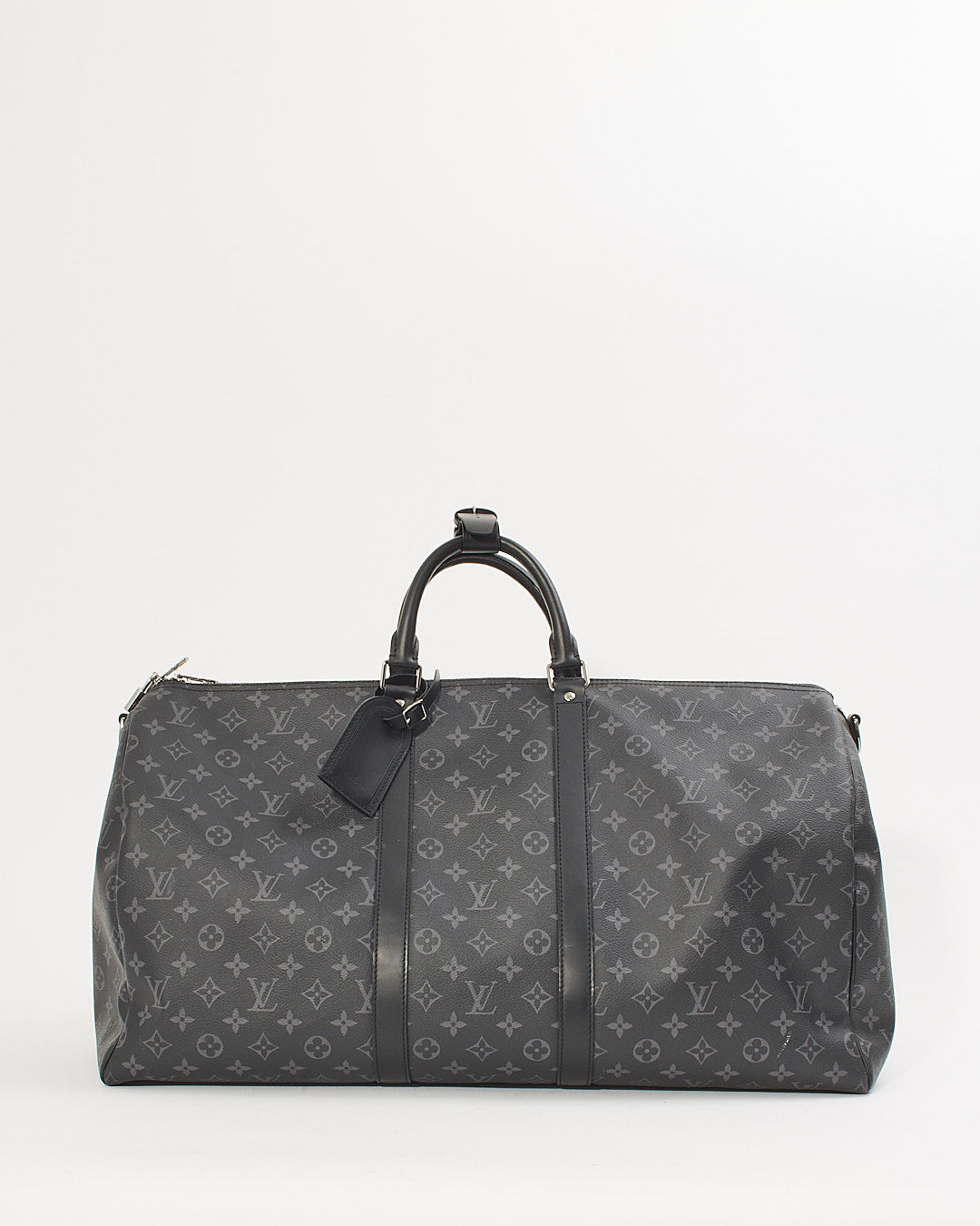 Louis Vuitton Black Monogram Eclipse Keepall Bandouliere 55 - NO STRAP