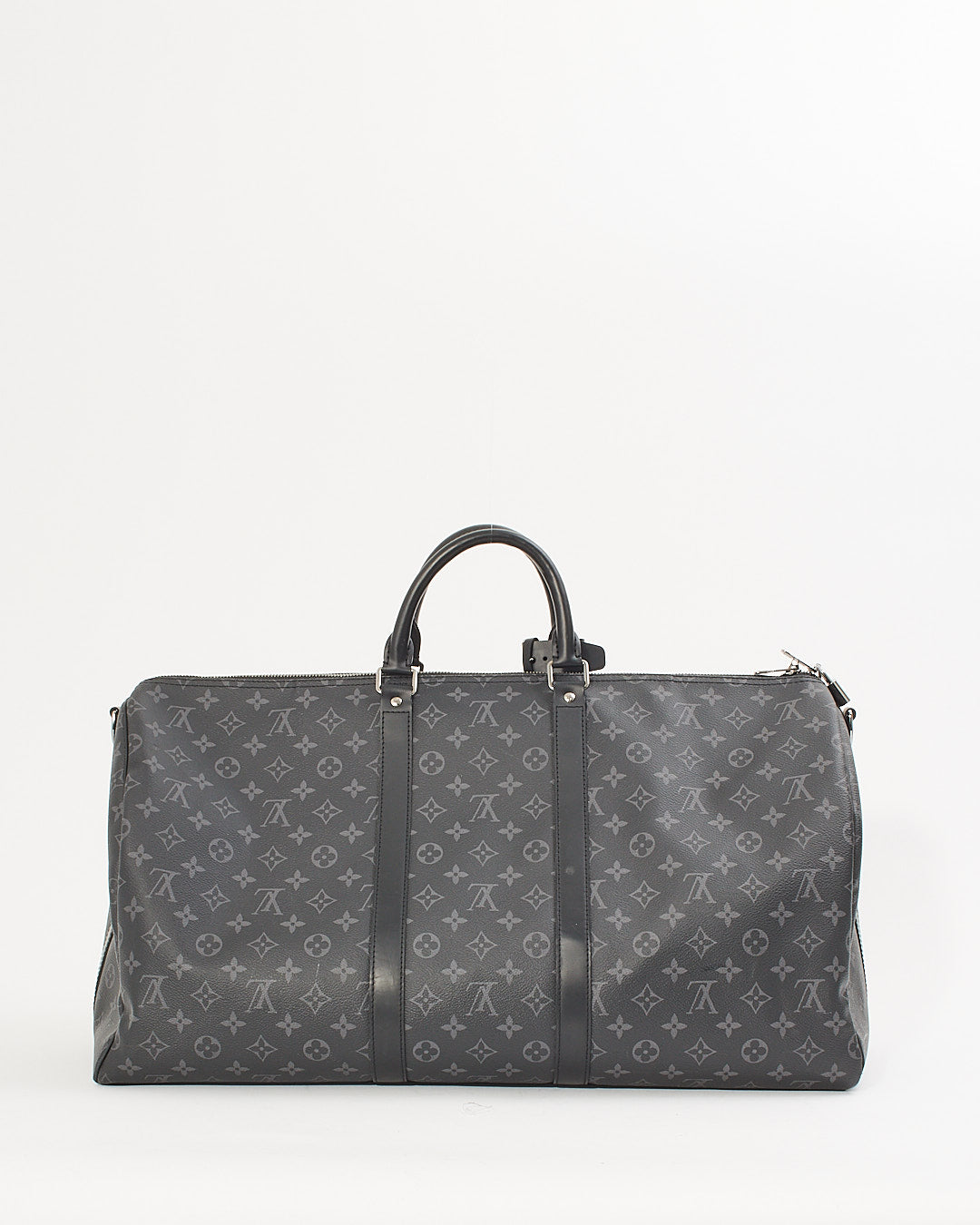 Louis Vuitton Black Monogram Eclipse Keepall Bandouliere 55 - NO STRAP