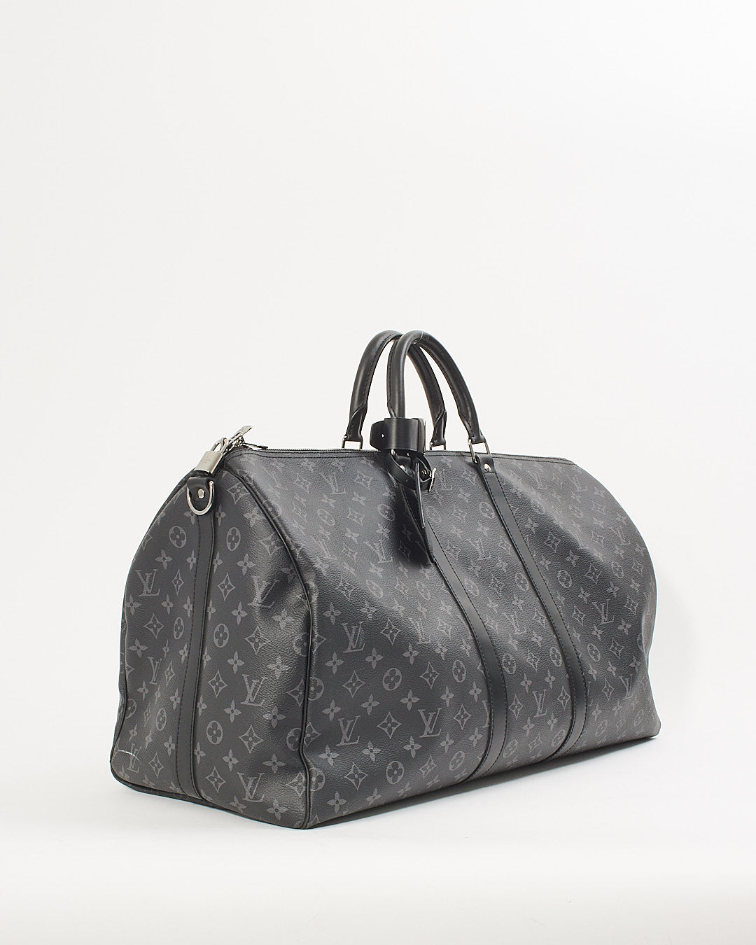 Louis Vuitton Black Monogram Eclipse Keepall Bandouliere 55 - NO STRAP