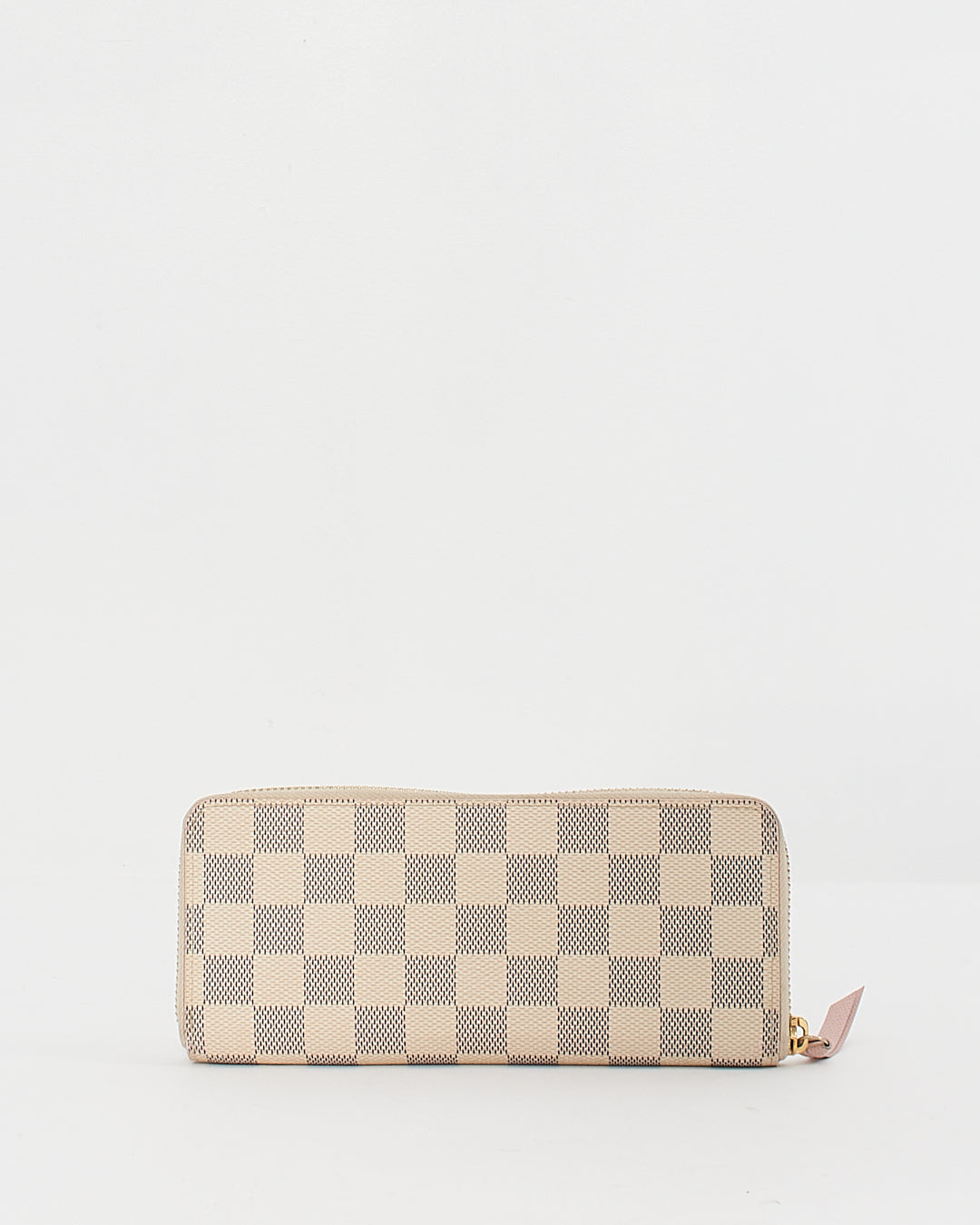 Louis Vuitton Damier Azur Coated Canvas Clemence Zippy Wallet