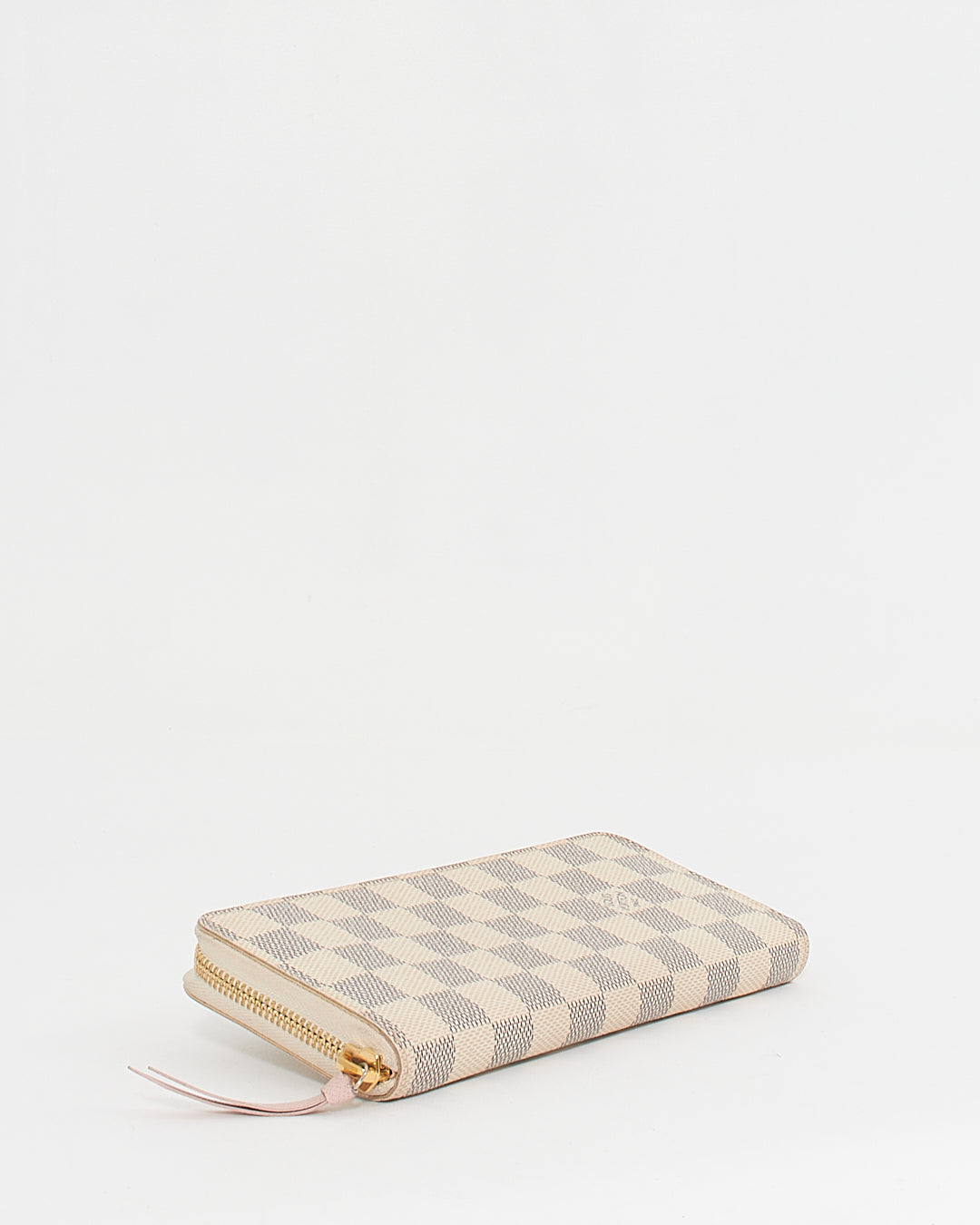 Louis Vuitton Damier Azur Coated Canvas Clemence Zippy Wallet