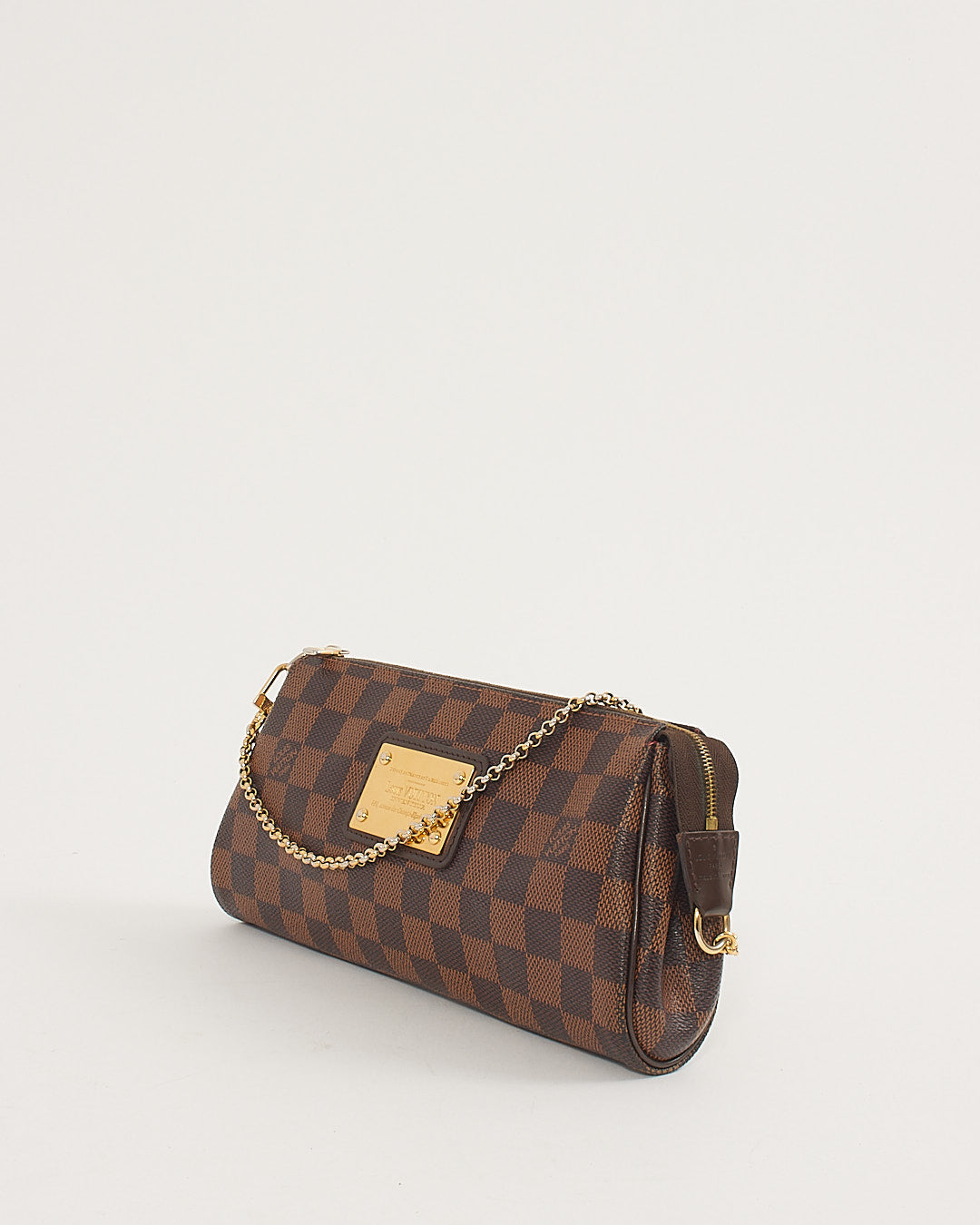Louis Vuitton Damier Ebene Eva Clutch Bag