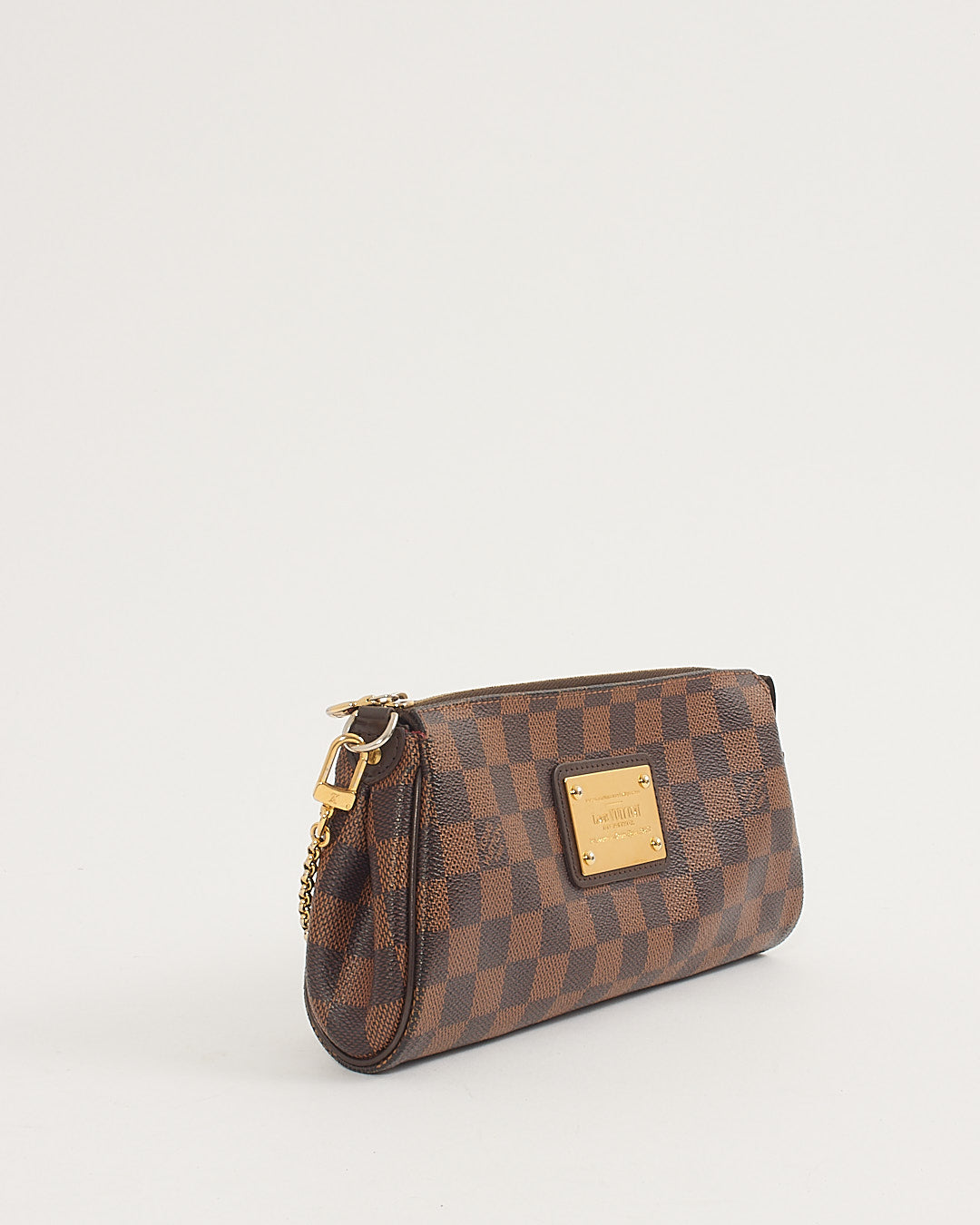 Louis Vuitton Damier Ebene Eva Clutch Bag
