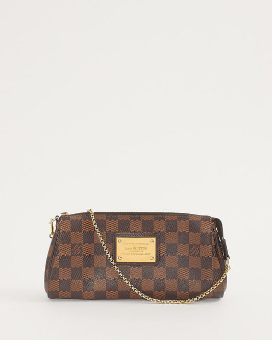 Louis Vuitton Damier Ebene Eva Clutch Bag