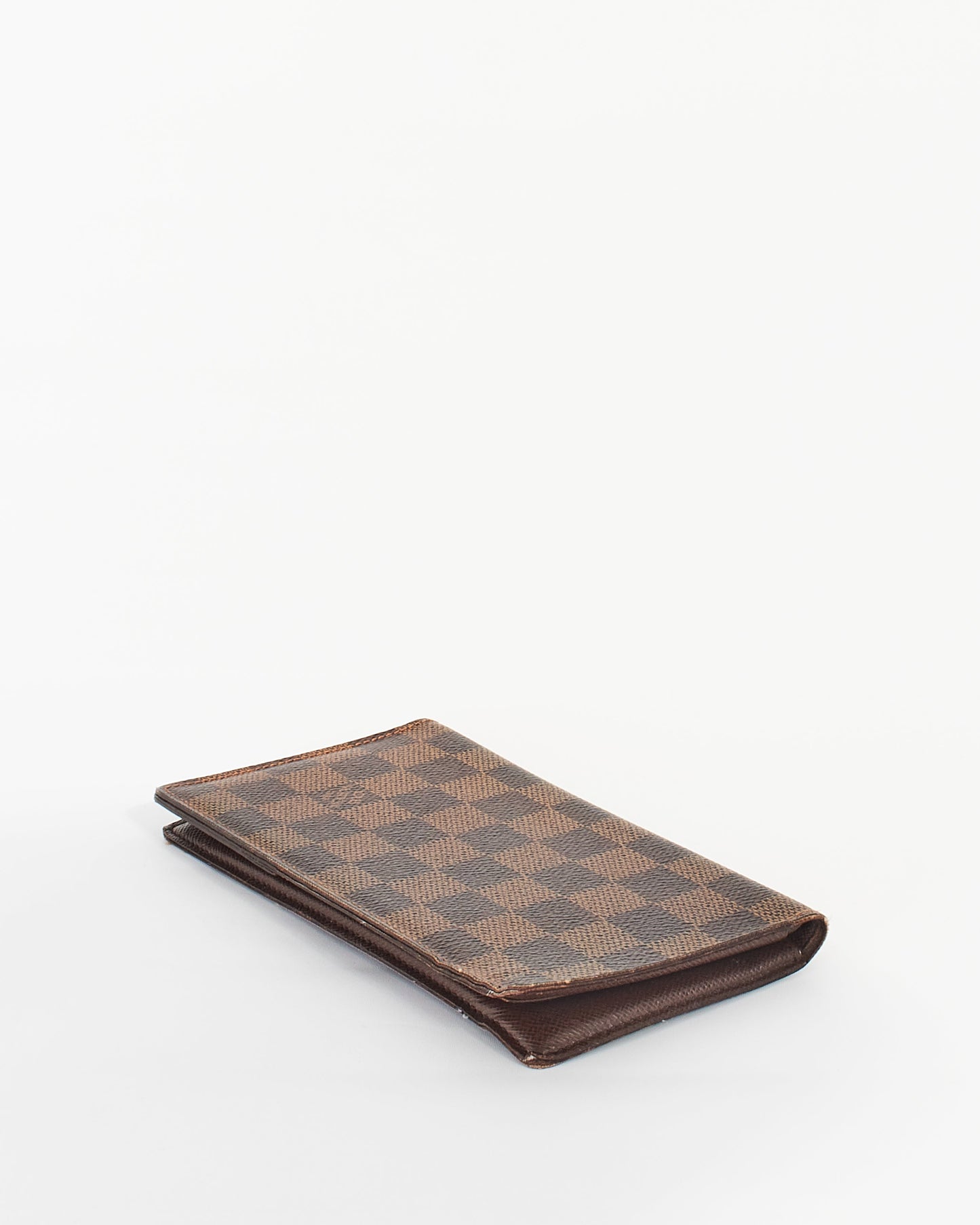 Louis Vuitton Damier Ebene Canvas Pattern Brazza Wallet