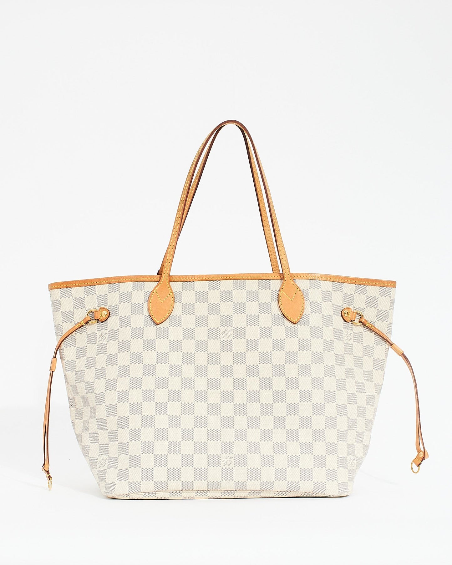 Louis Vuitton Damier Azur Neverfull MM with Pouch