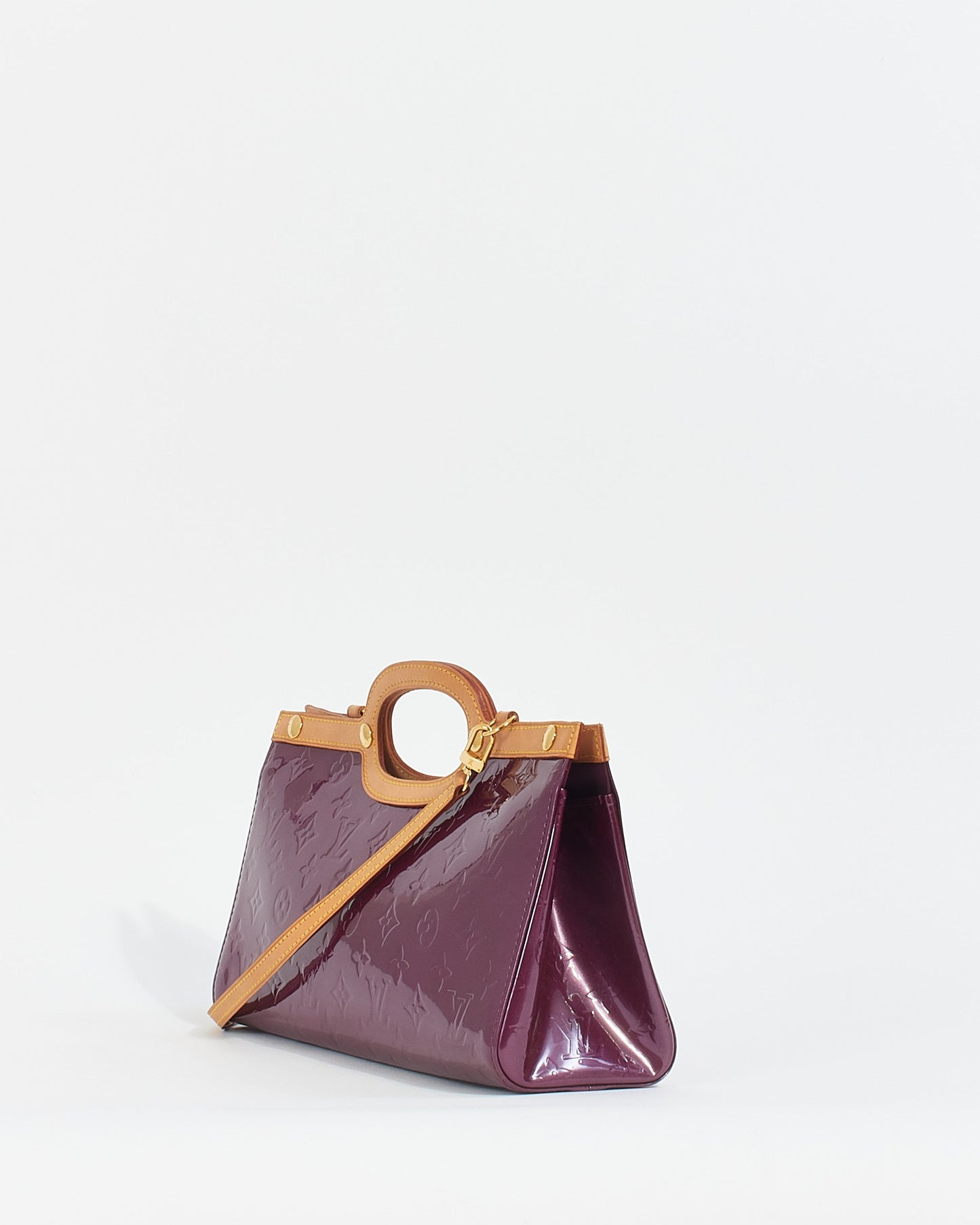 Louis Vuitton Purple Vernis Roxbury Drive Two-Way Bag