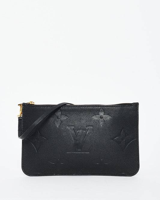 Louis Vuitton Black Empreinte Wristlet Pouch
