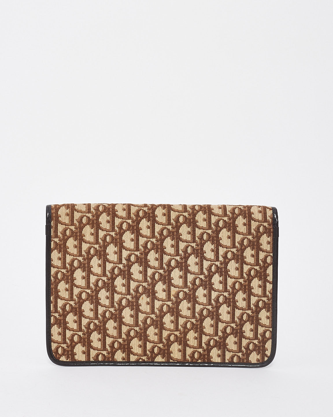 Dior Envelope Monogram Canvas Clutch