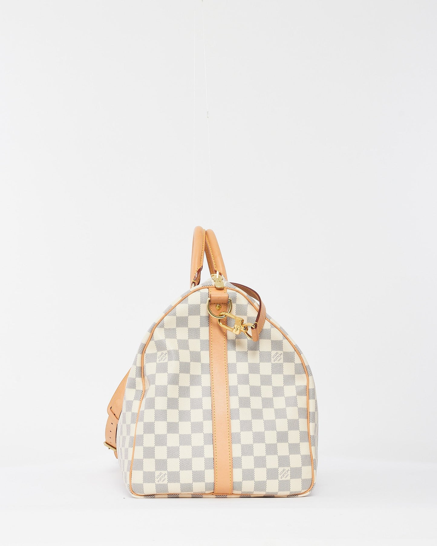 Louis Vuitton Damier Azur Keepall 55 Bandouliere Duffle Bag