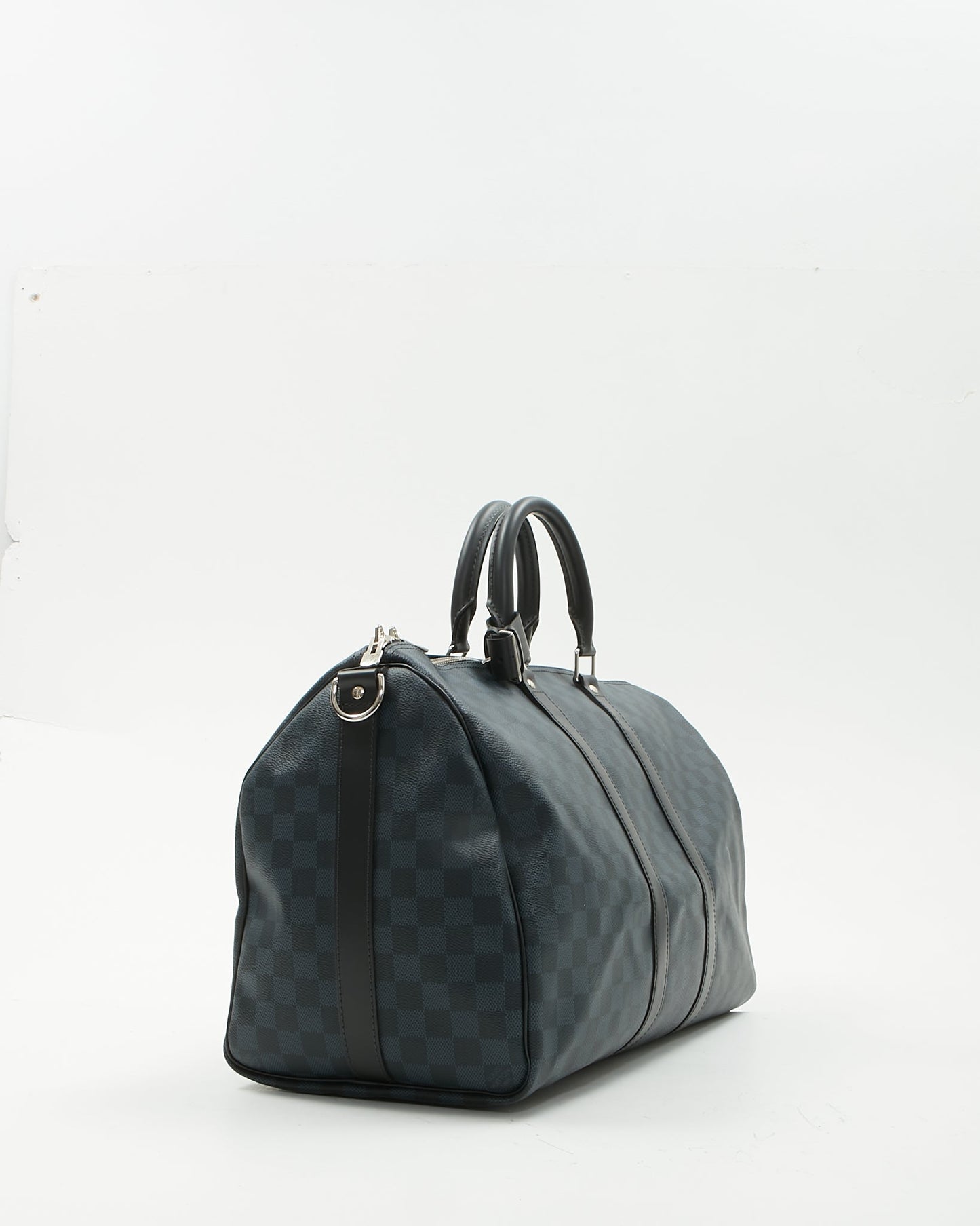 Louis Vuitton Damier Cobalt Canvas Keepall 45 Bandouliere Bag