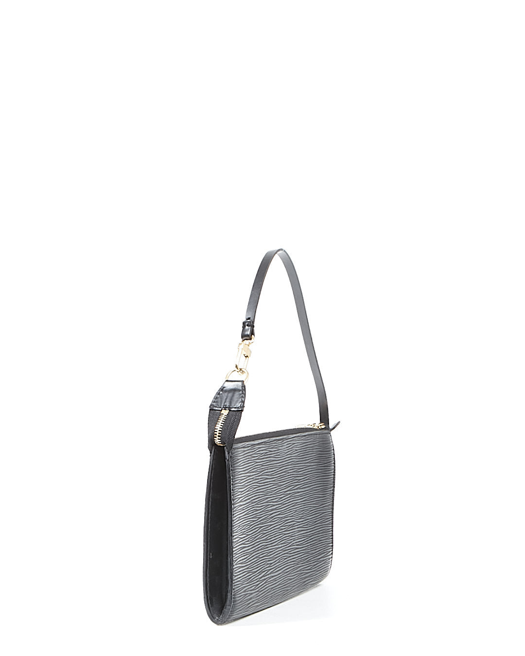 Louis Vuitton Black Epi Leather Pochette Shoulder Bag