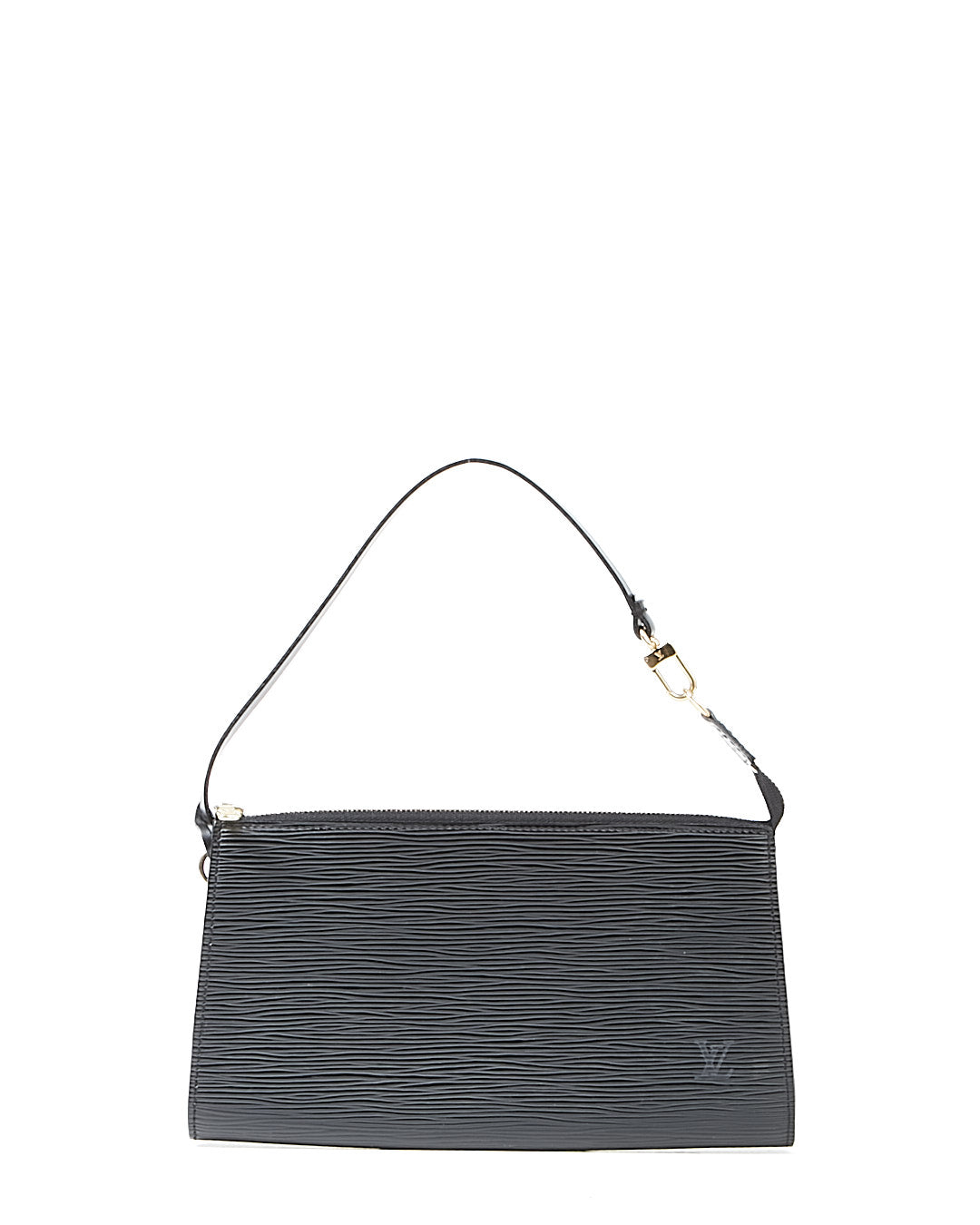 Louis Vuitton Black Epi Leather Pochette Shoulder Bag