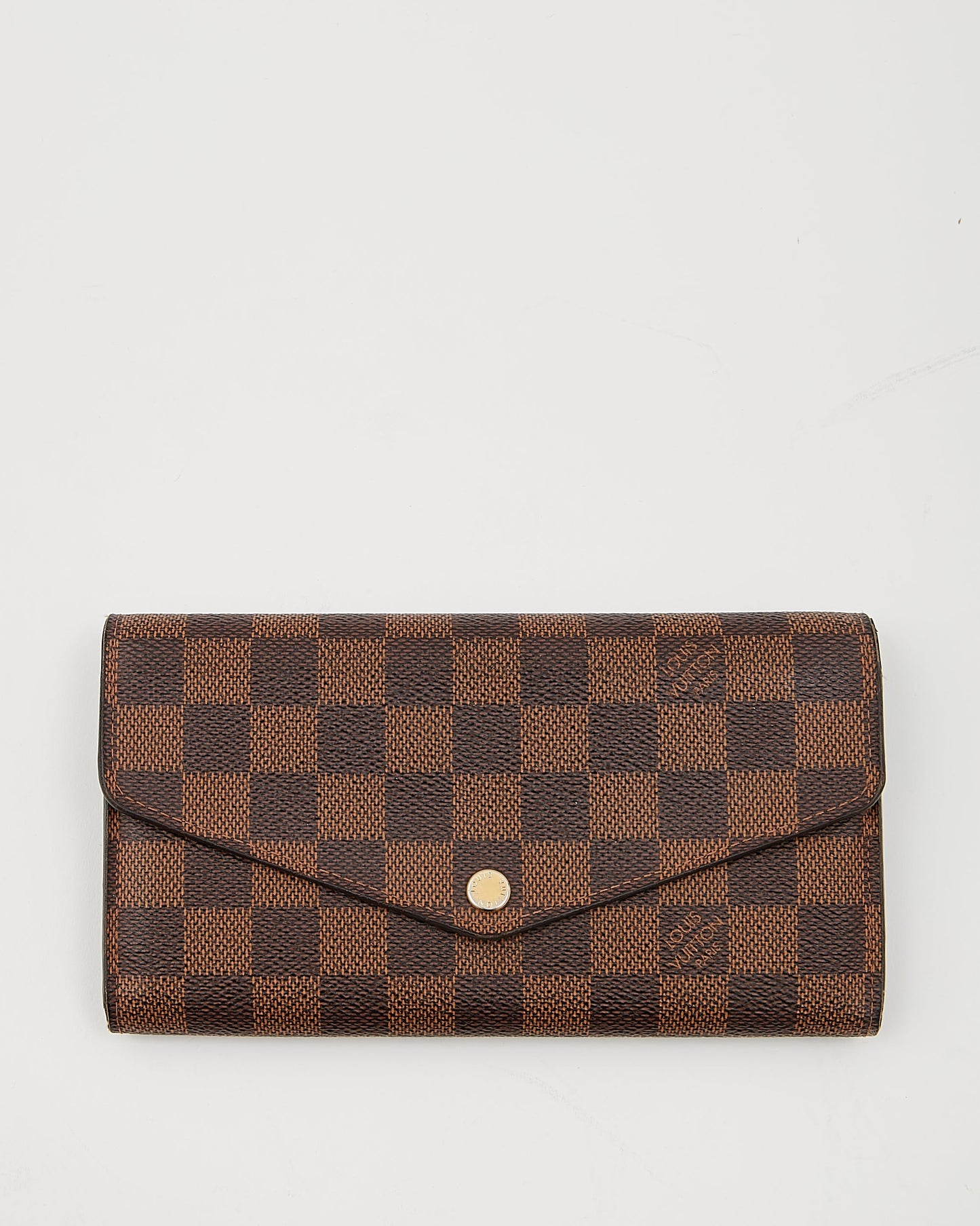 Louis Vuitton Damier Ebene Canvas Josephine Flap Wallet